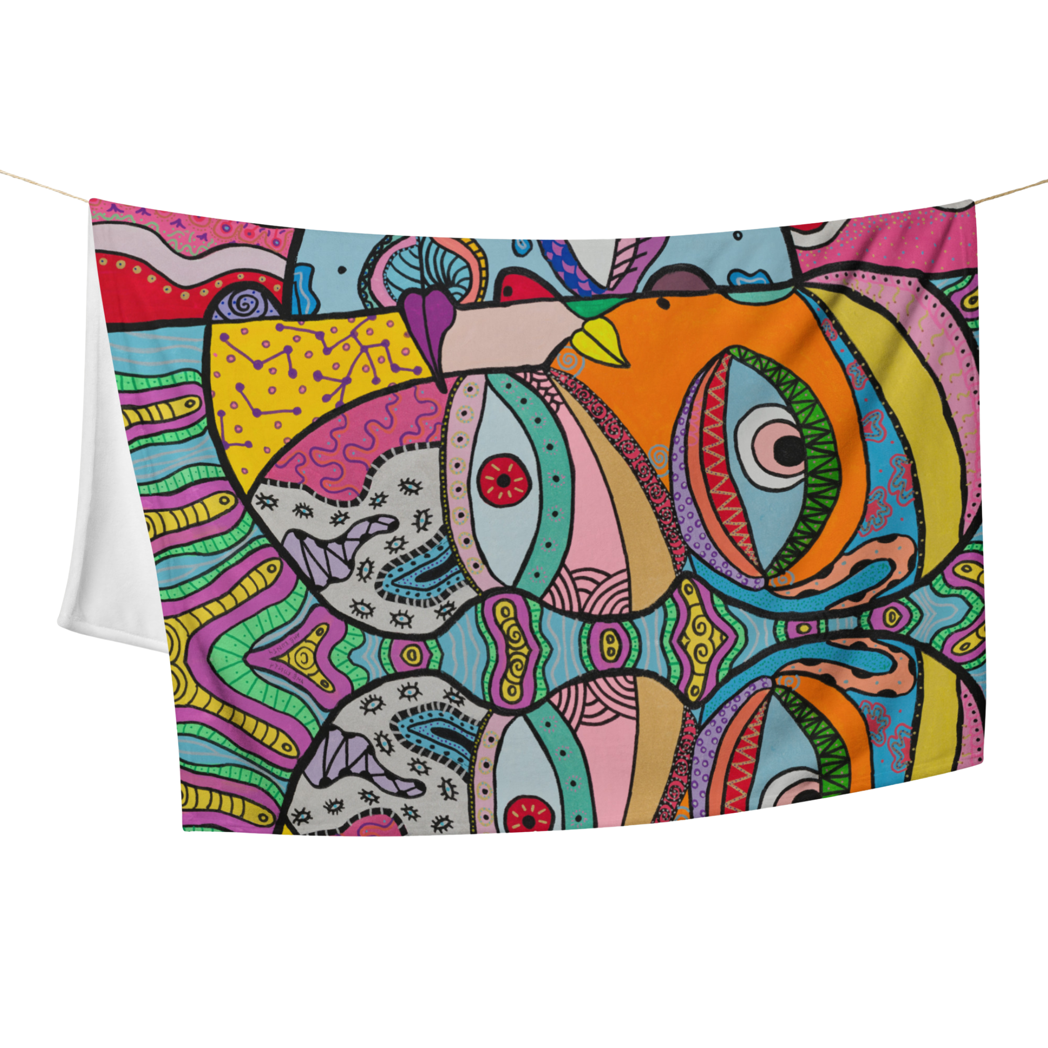 Throw Blanket 'Mooning'