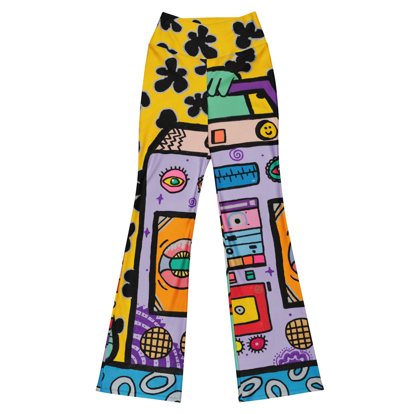Legging pattes d'éléphants 'Alien' ♻️