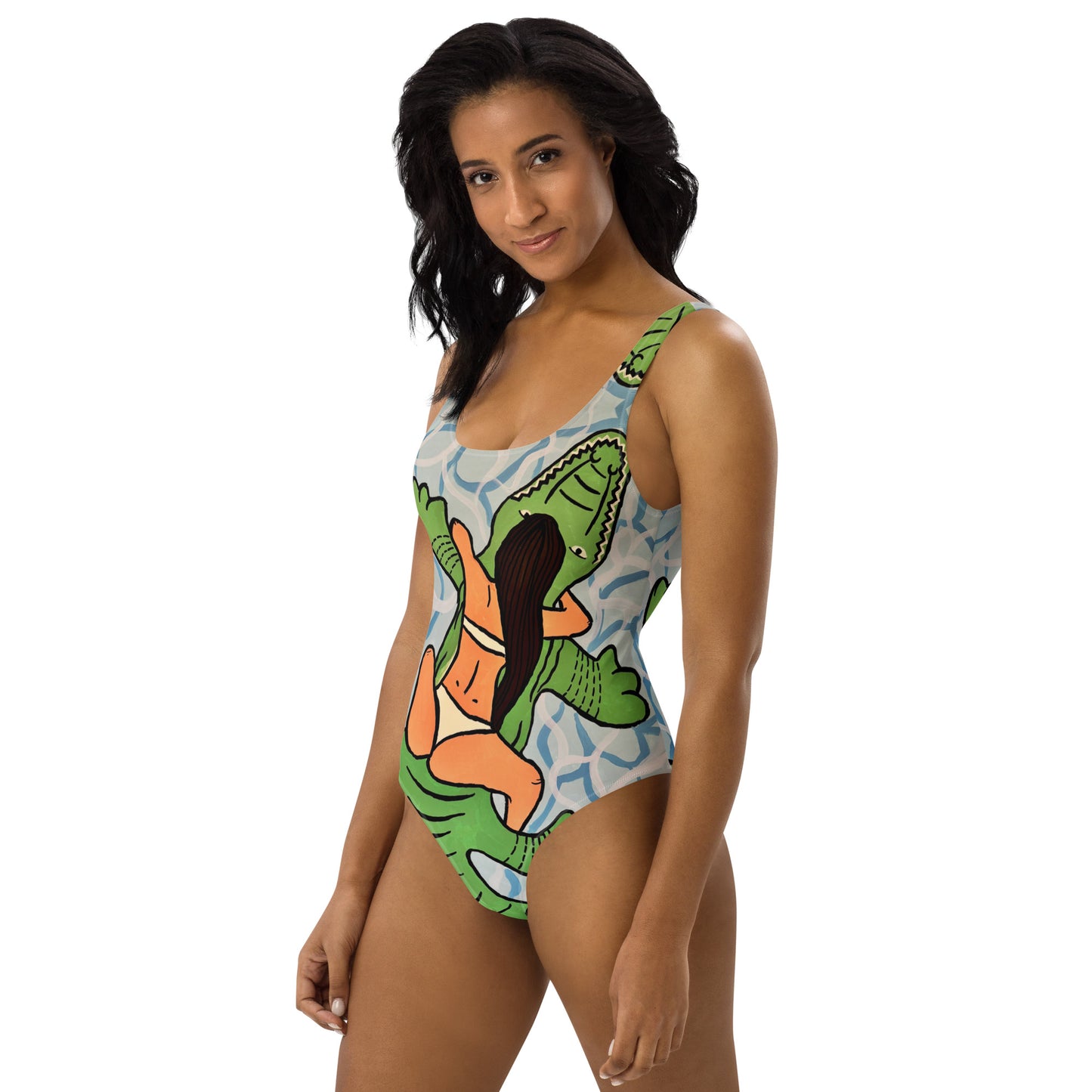 One-piece Swimsuit 'Croco'