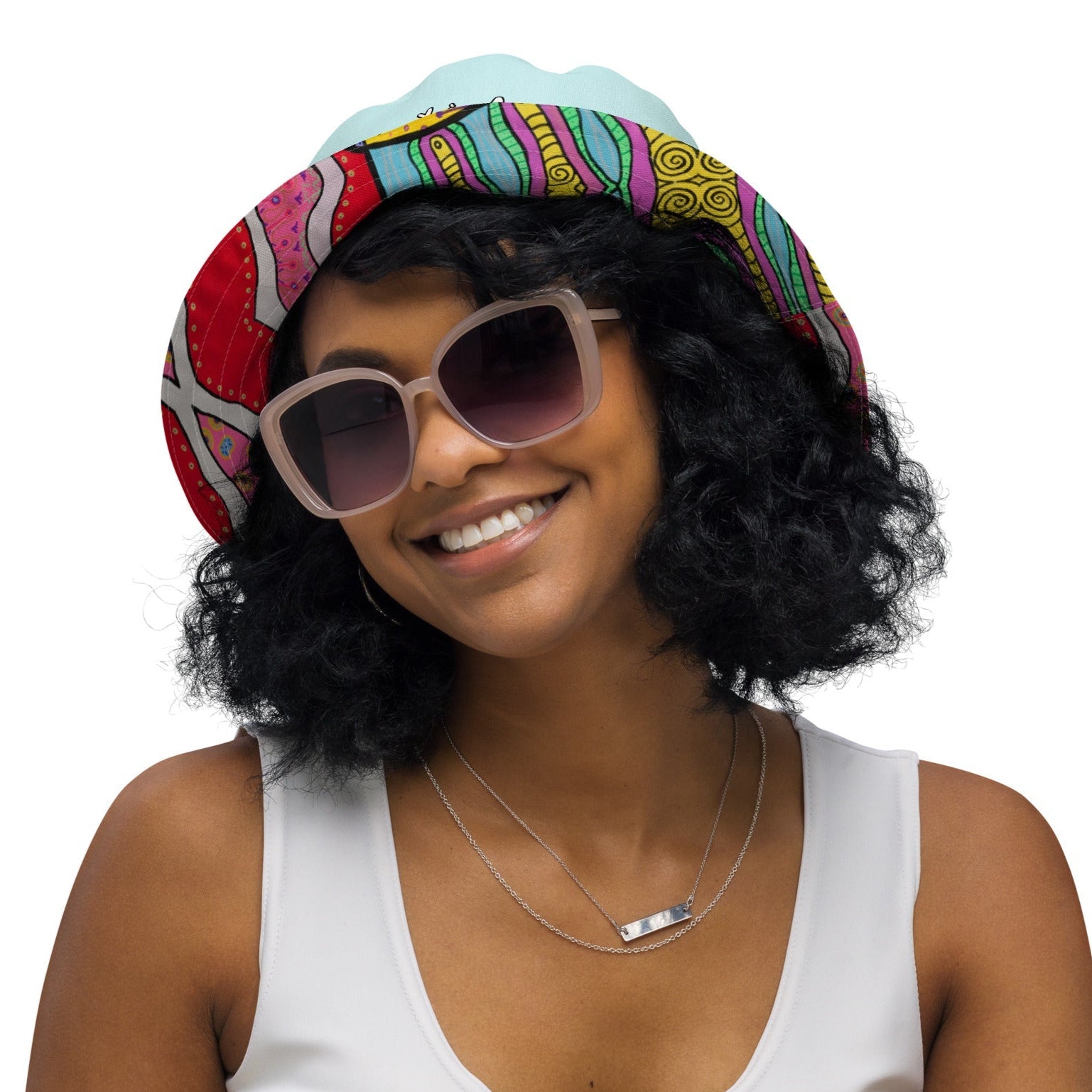 Reversible Bucket Hat 'Mooning'