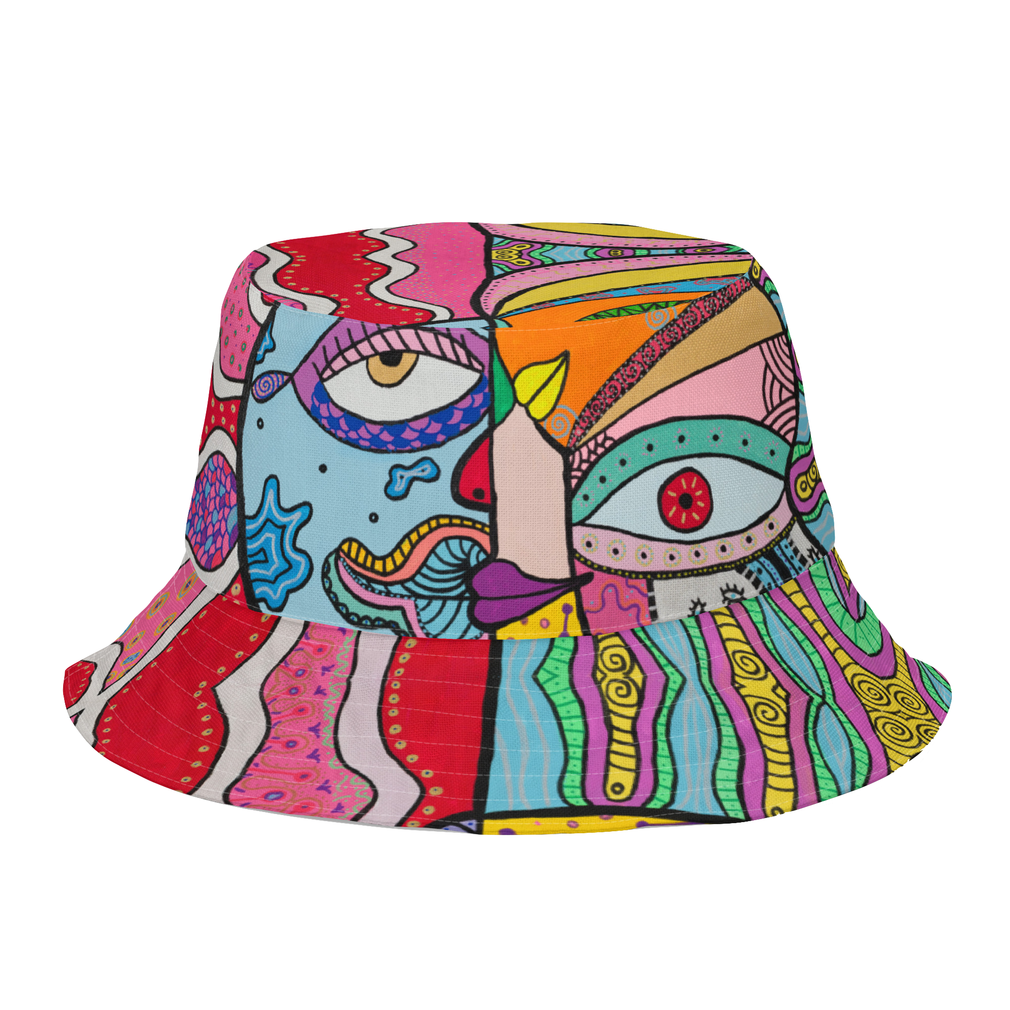 Reversible Bucket Hat 'Mooning'
