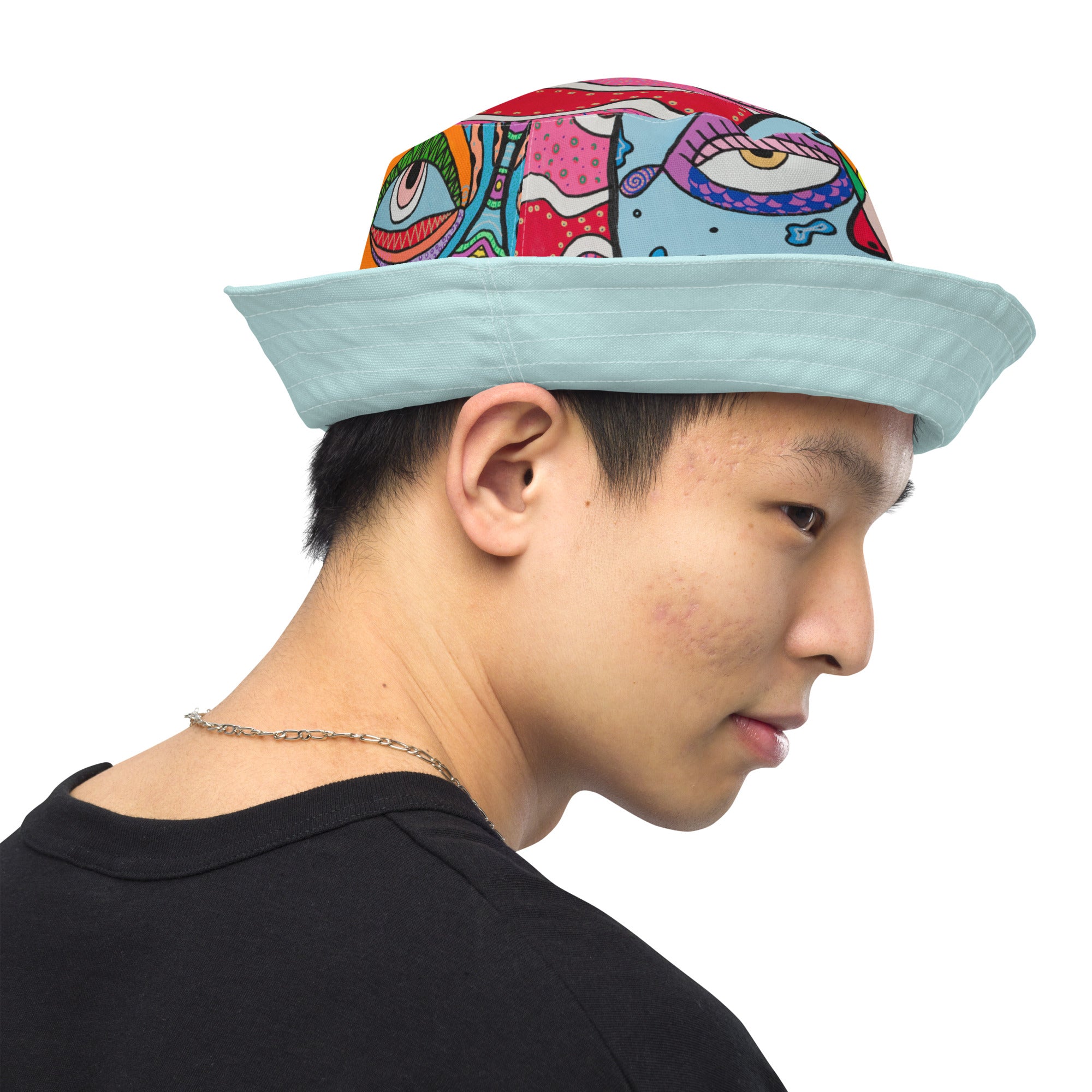 Reversible Bucket Hat 'Mooning'