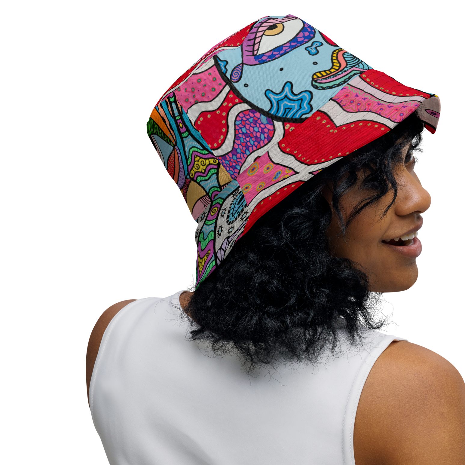 Reversible Bucket Hat 'Mooning x Inner Outter'