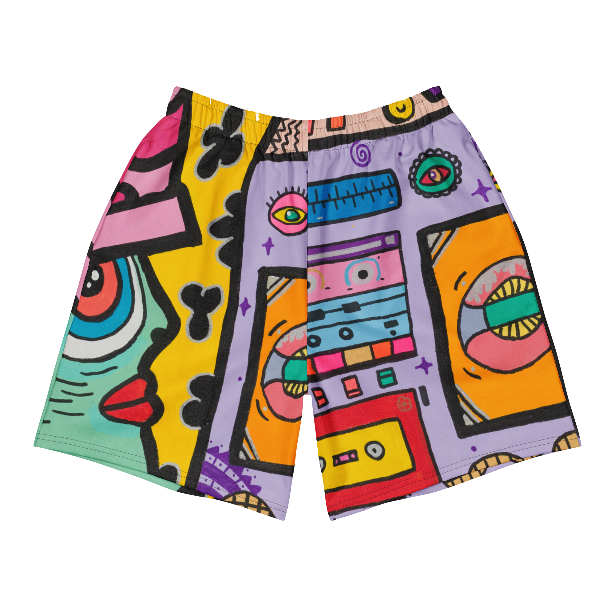 Unisex Swim Shorts 'Alien' ♻️