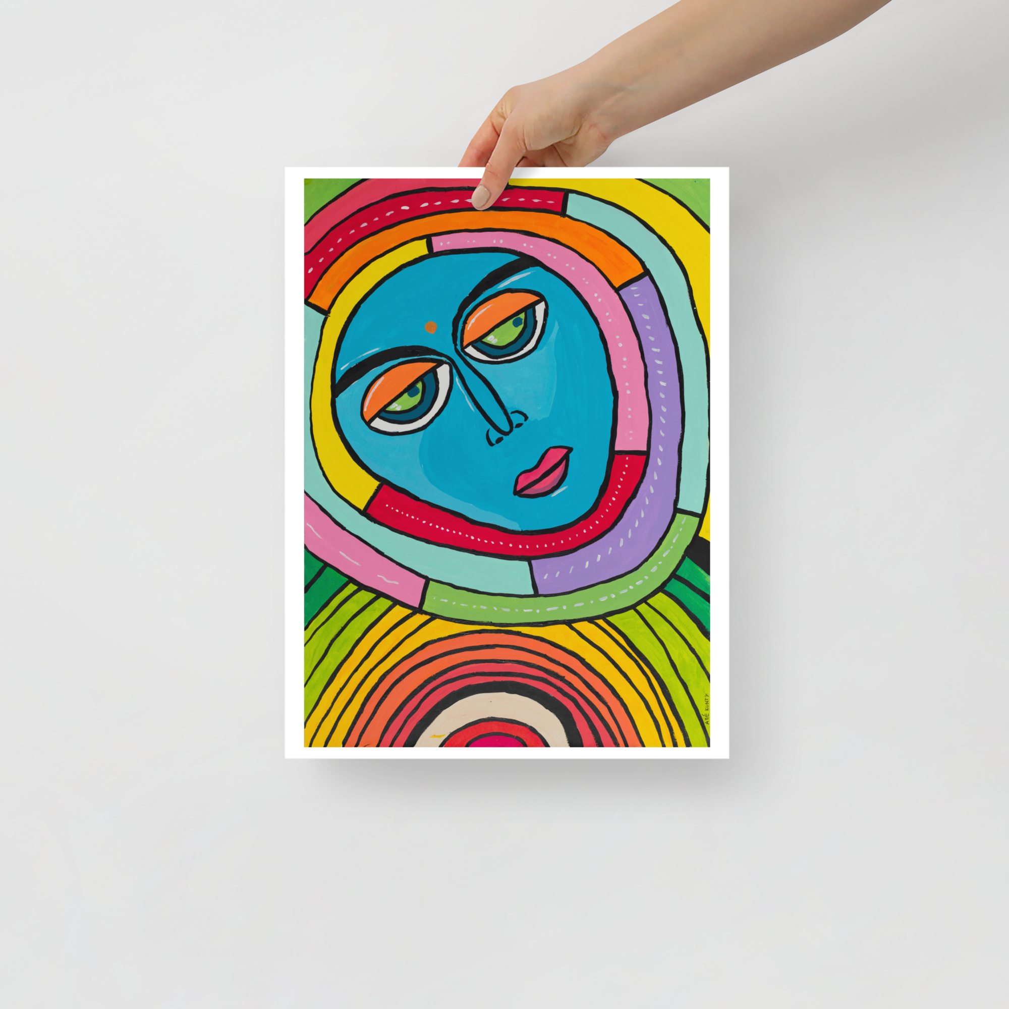 Poster Art Print "Indian Alien"