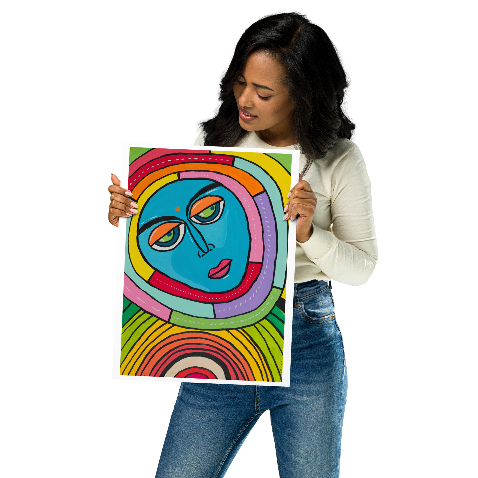 Poster Art Print "Indian Alien"