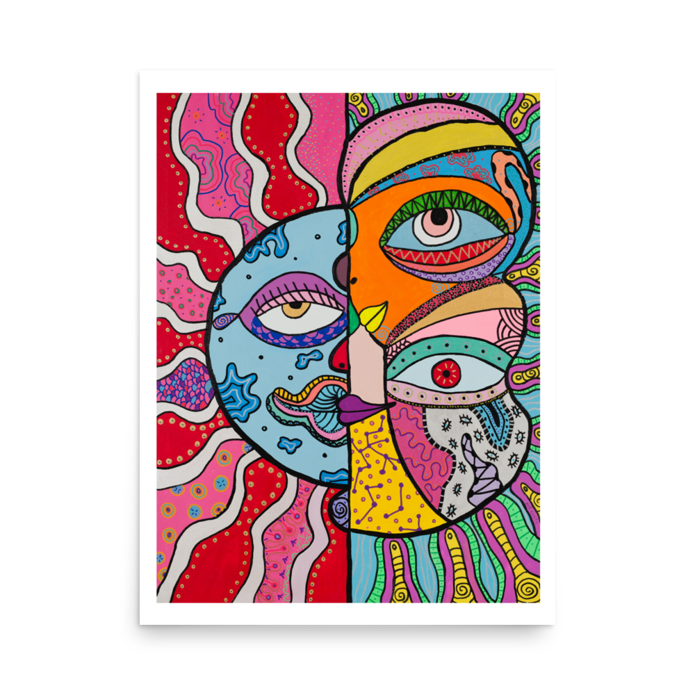 Poster Art Print "Mooning"