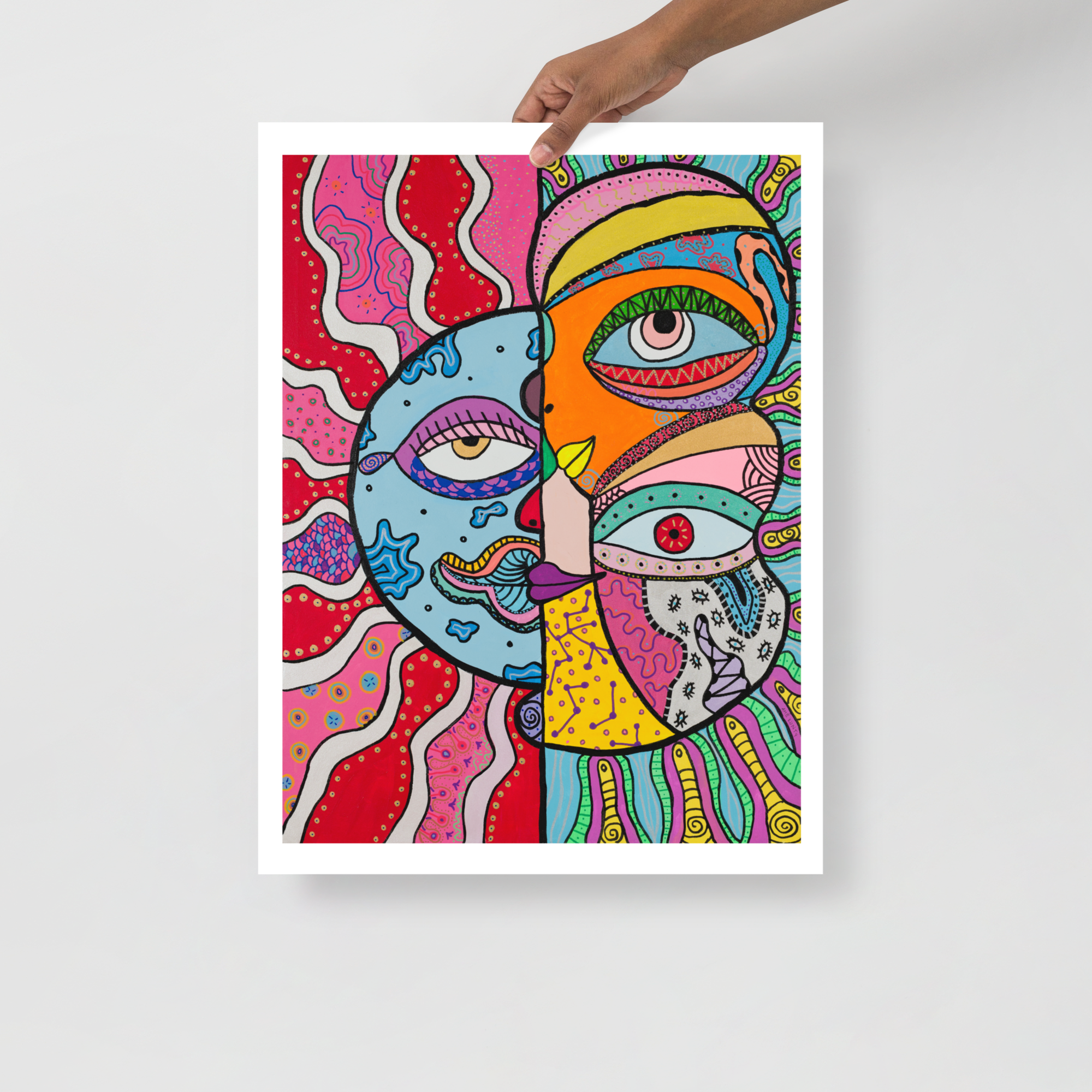 Poster Art Print "Mooning"