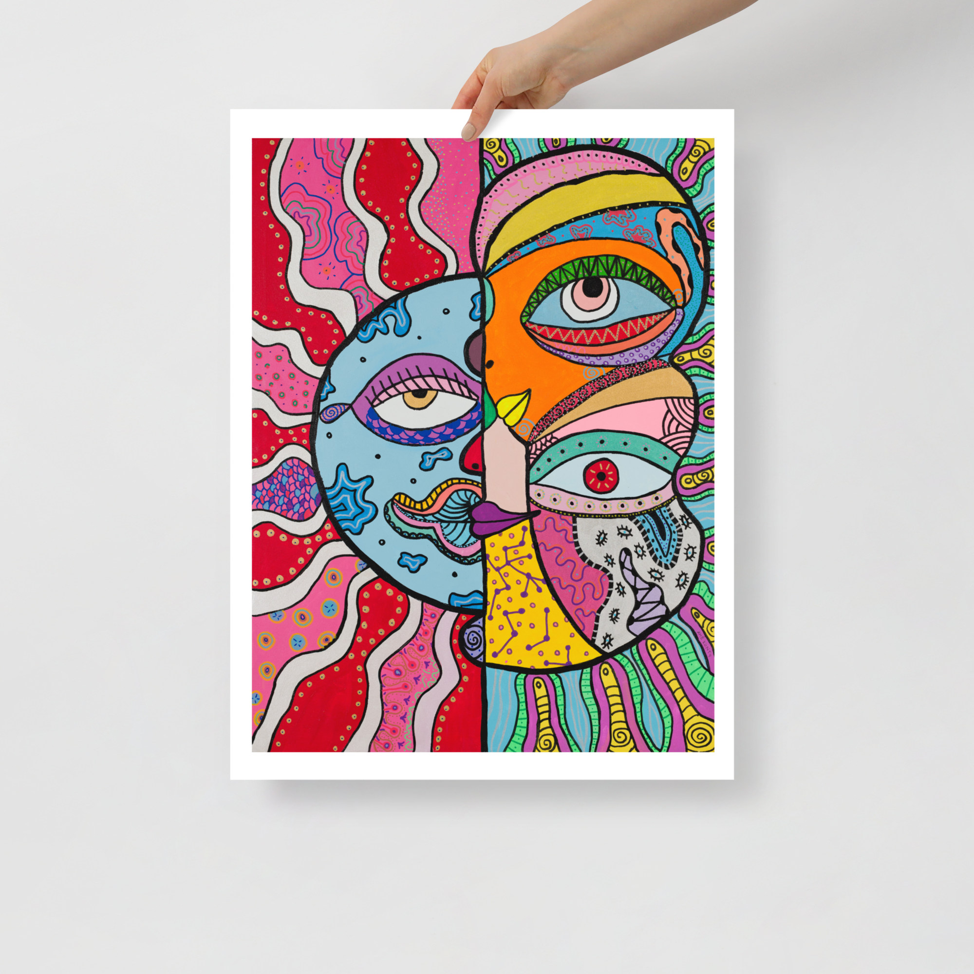 Poster Art Print "Mooning"