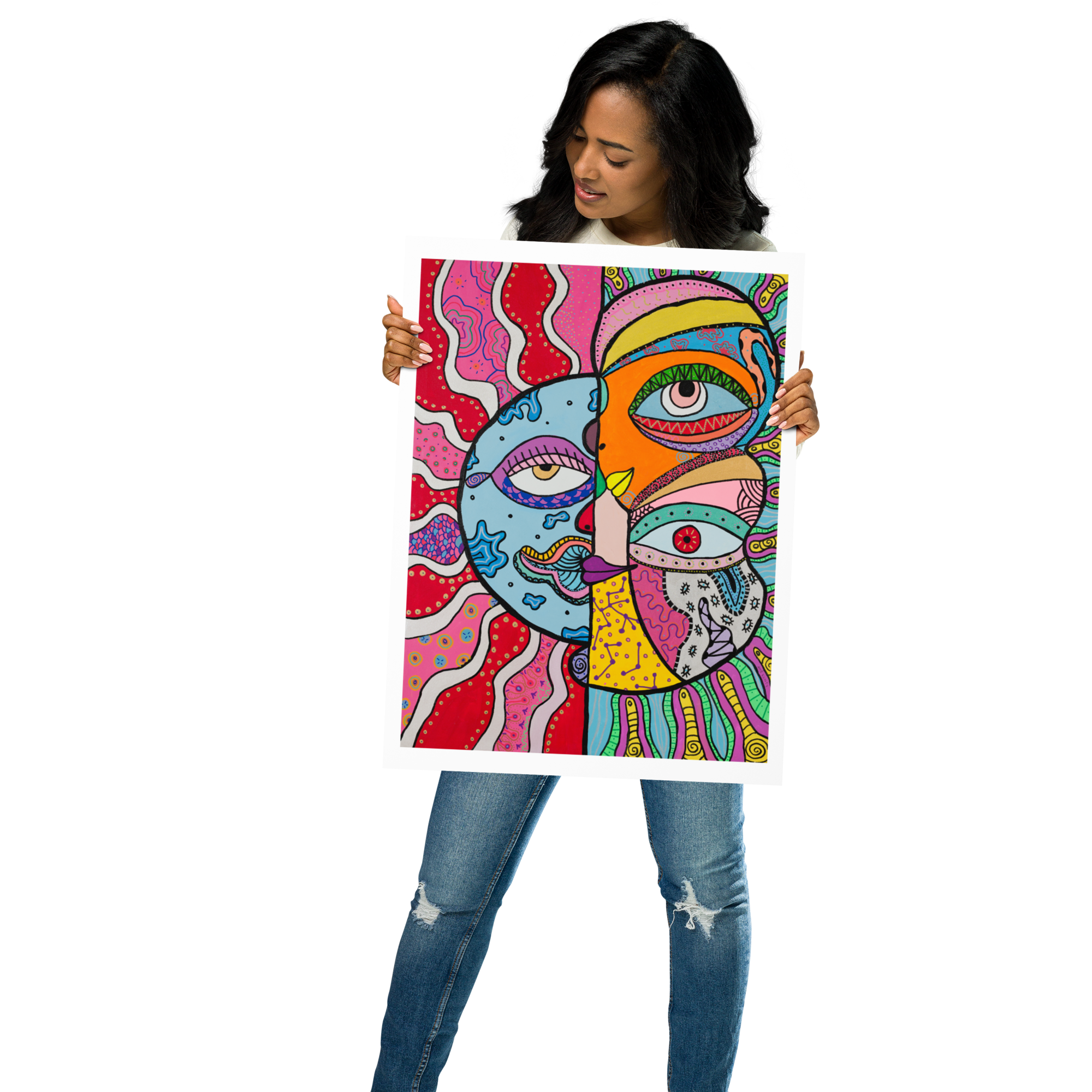 Poster Art Print "Mooning"