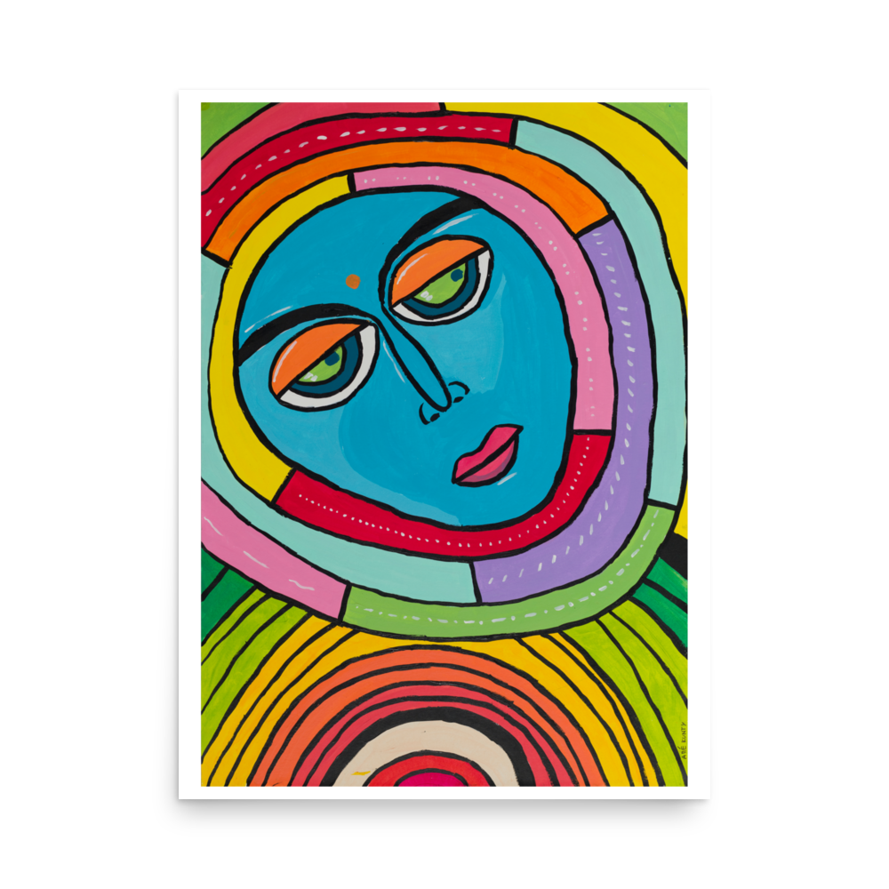 Poster Art Print "Indian Alien"