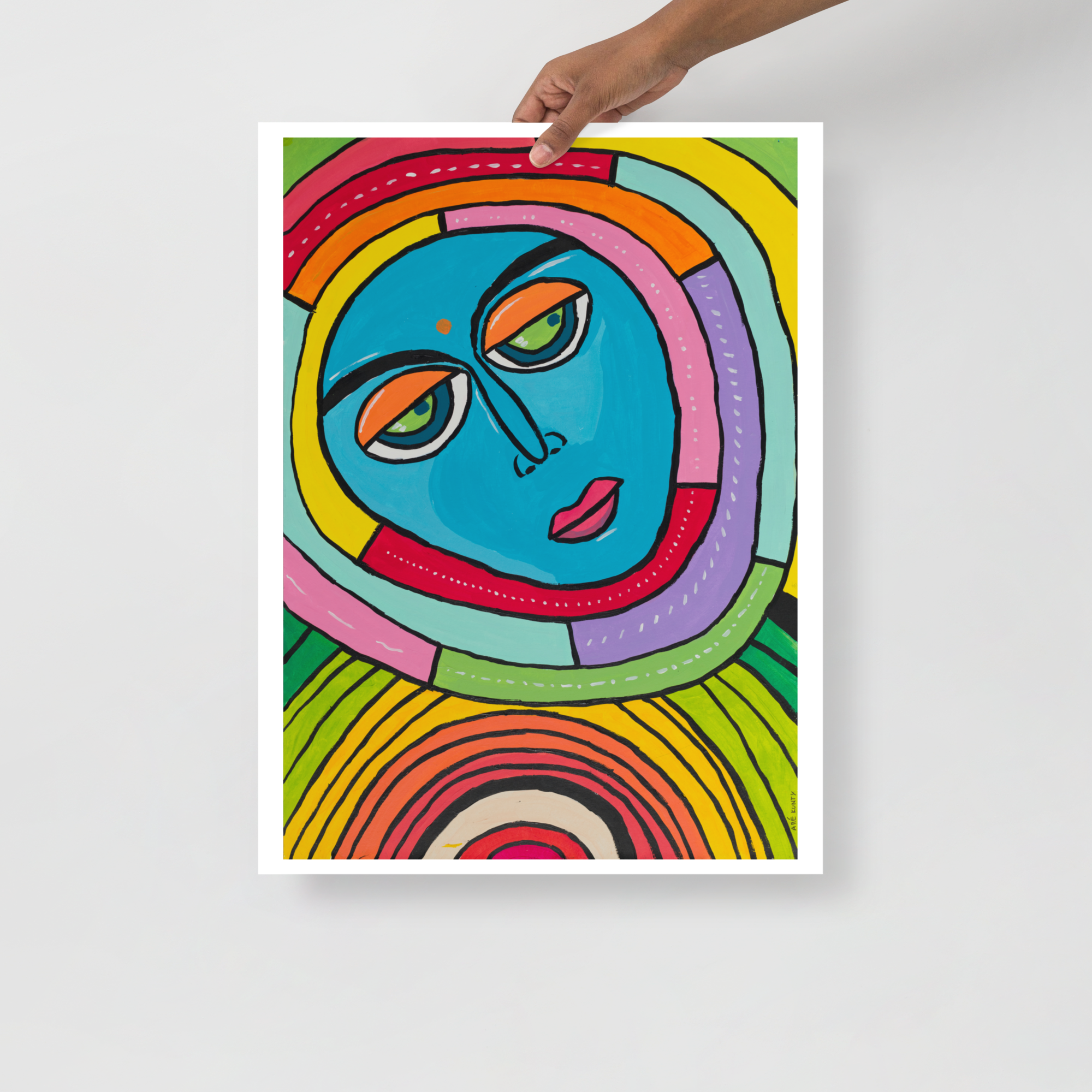 Poster Art Print "Indian Alien"