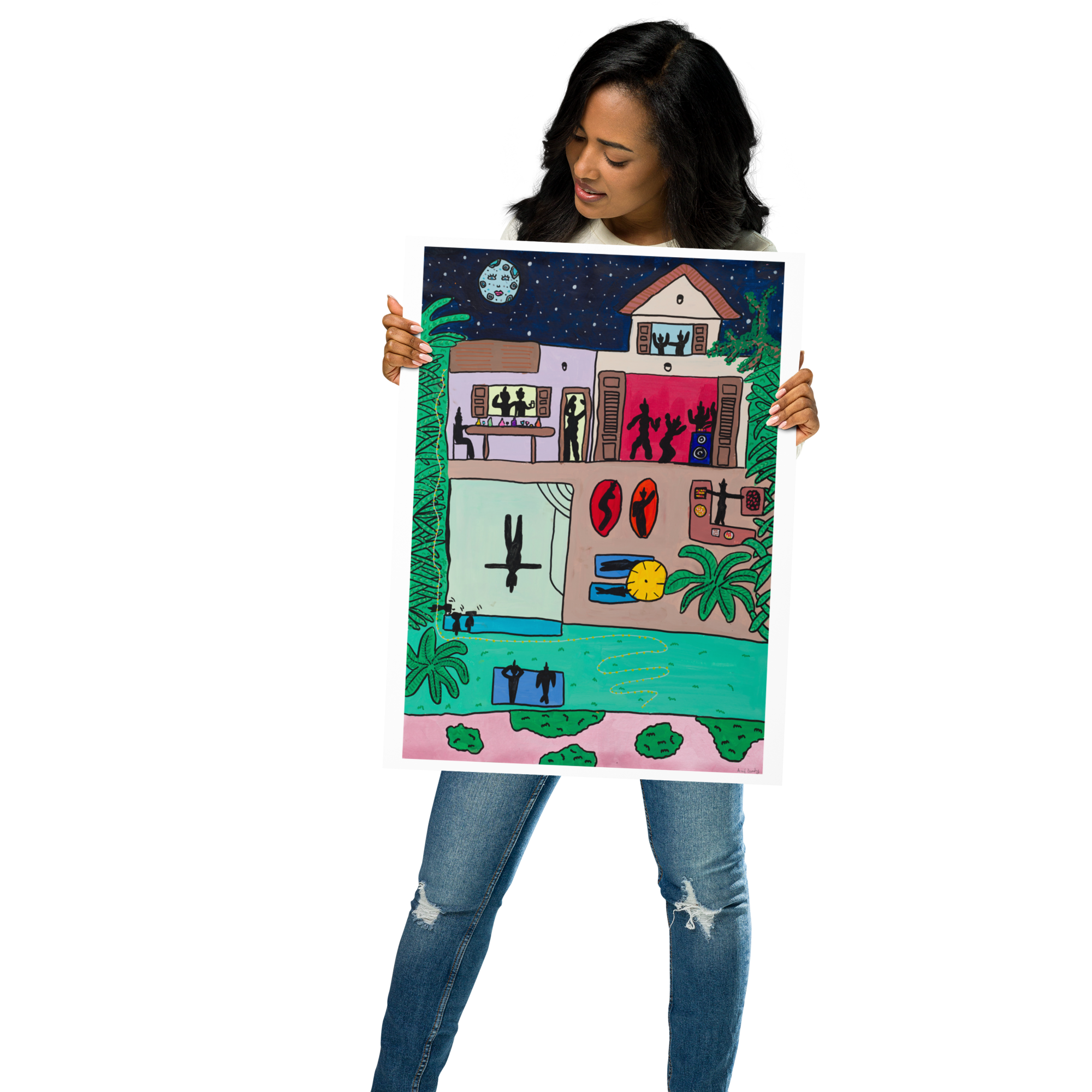 Poster Art Print "Kunty Party"