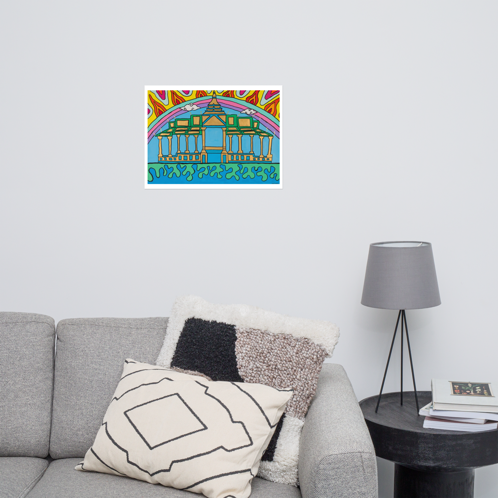 Poster Art Print "Mekong Palace"