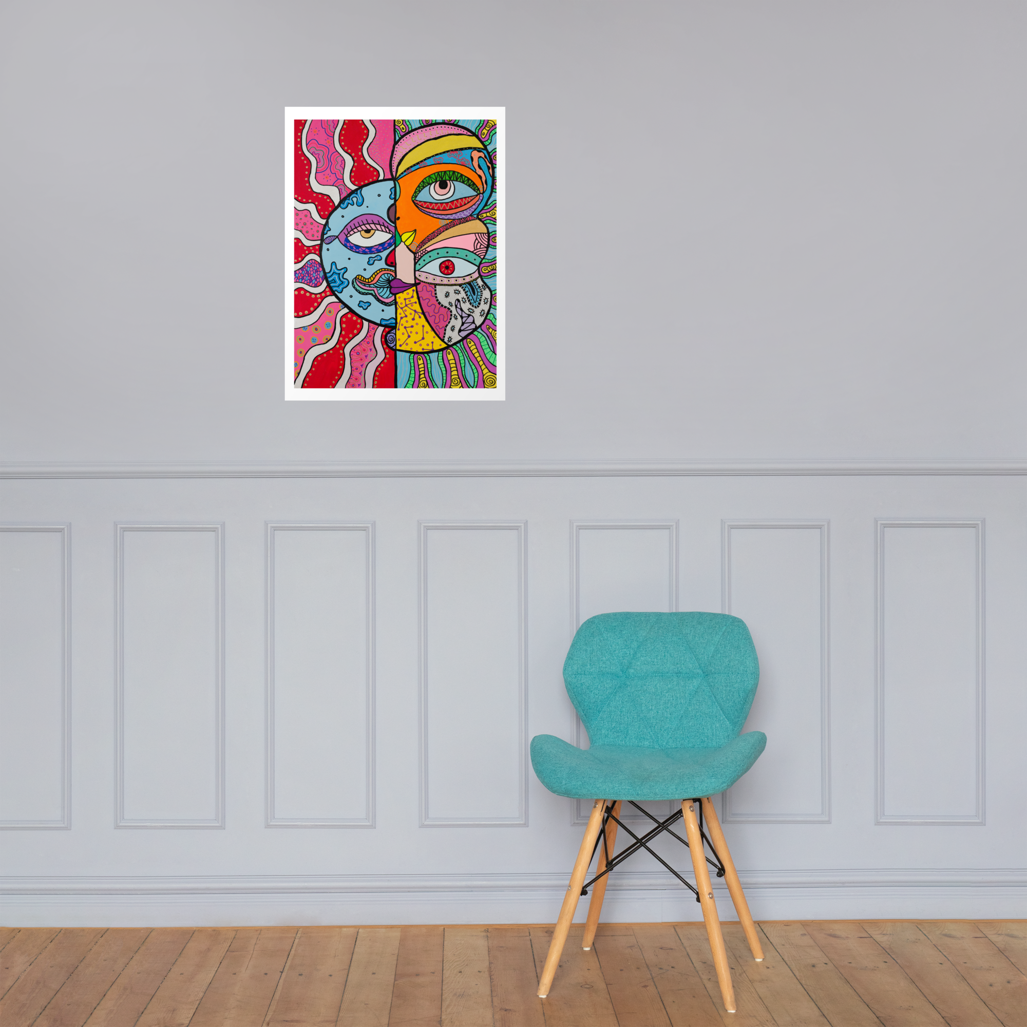 Poster Art Print "Mooning"