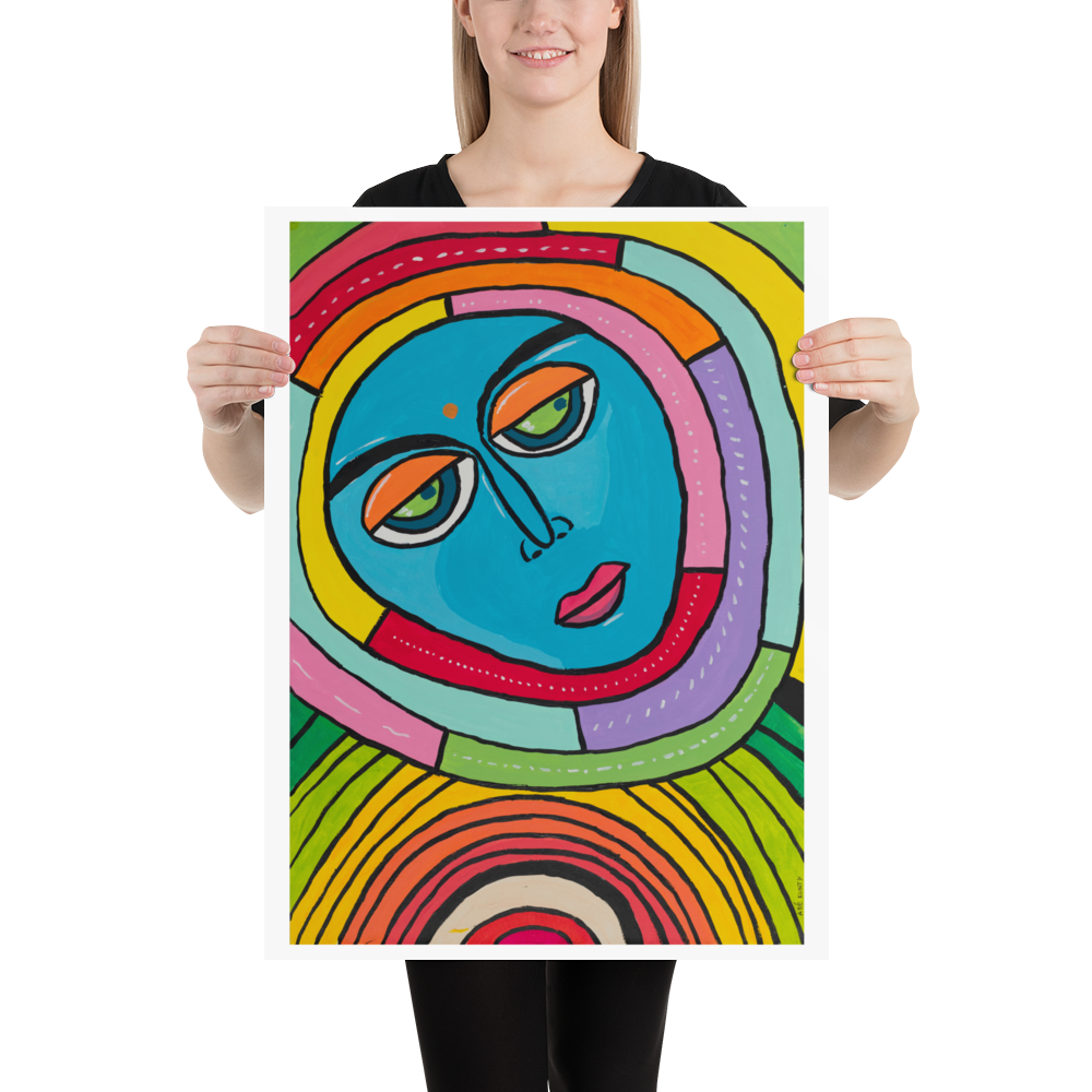 Poster Art Print "Indian Alien"