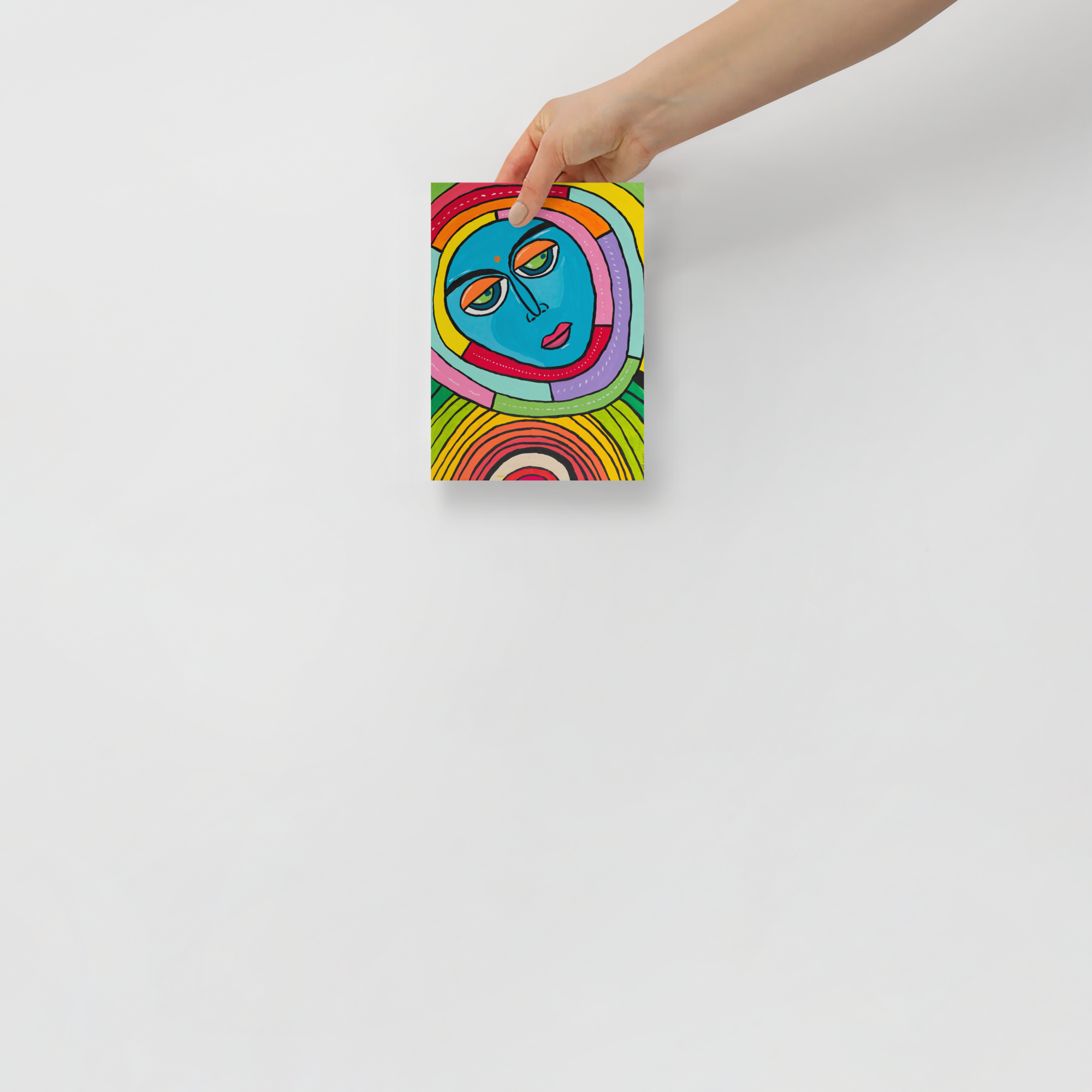 Poster Art Print "Indian Alien"