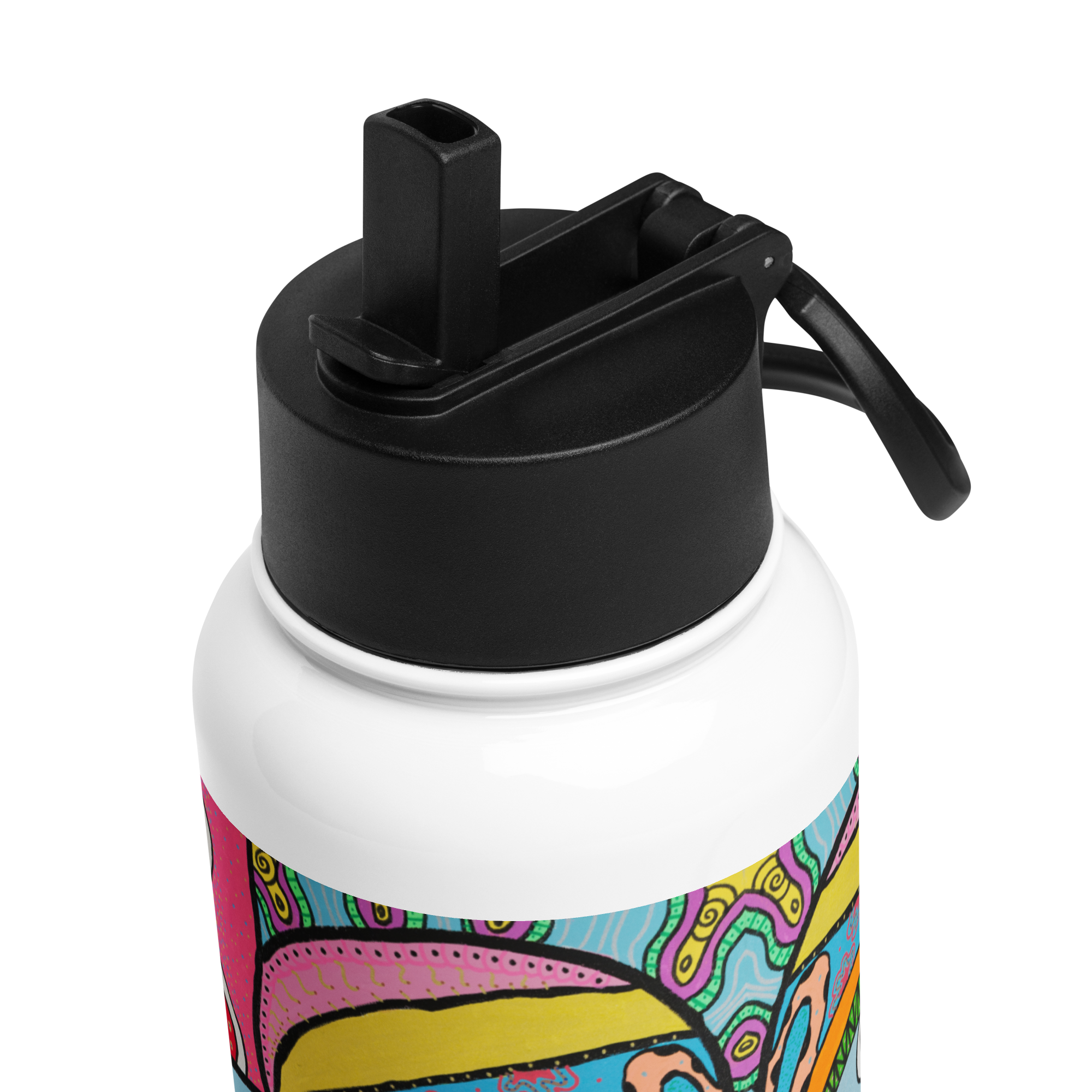 Stainless Steal Water Bottle 'Mooning' 1L
