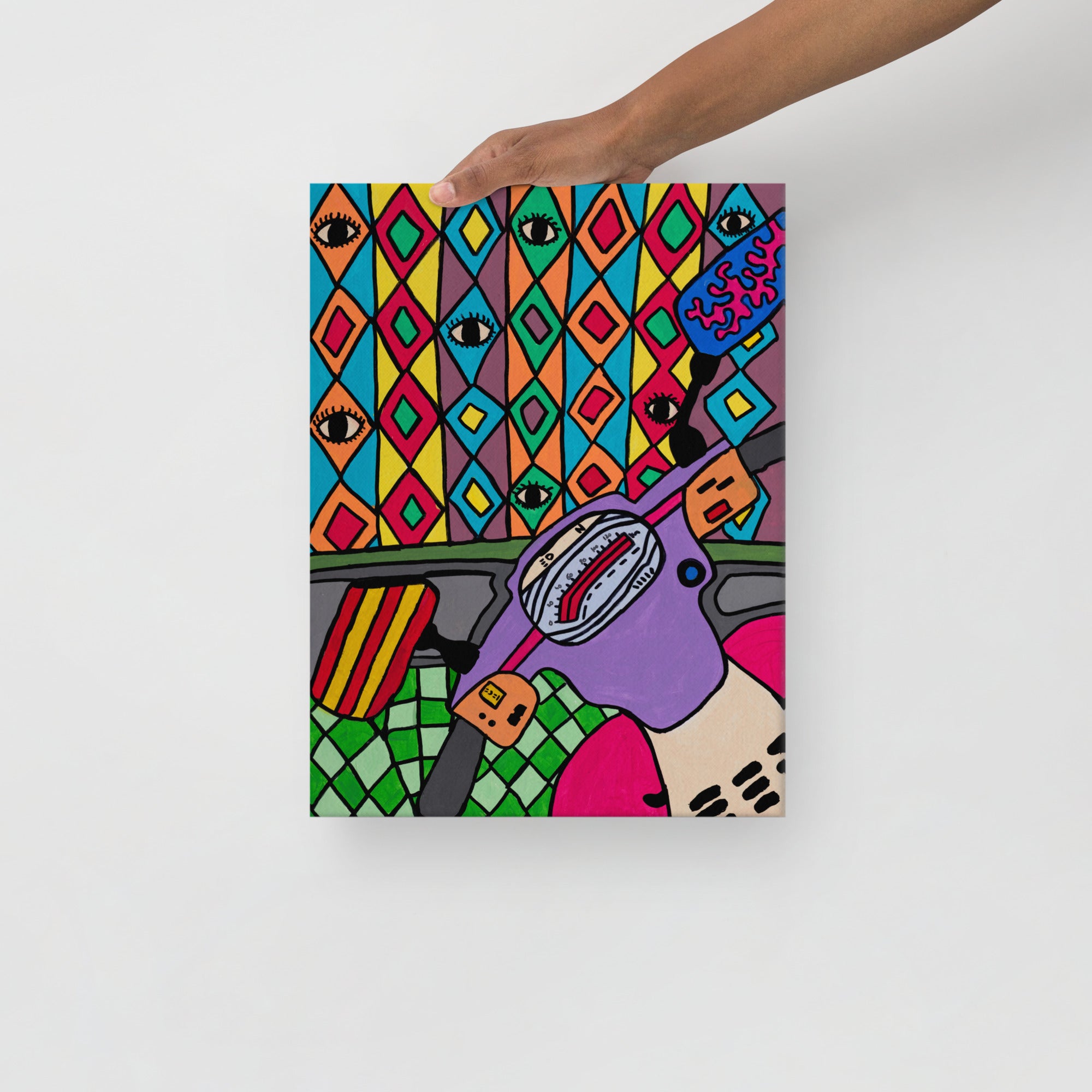 Canvas Print 'Elly in Saigon'