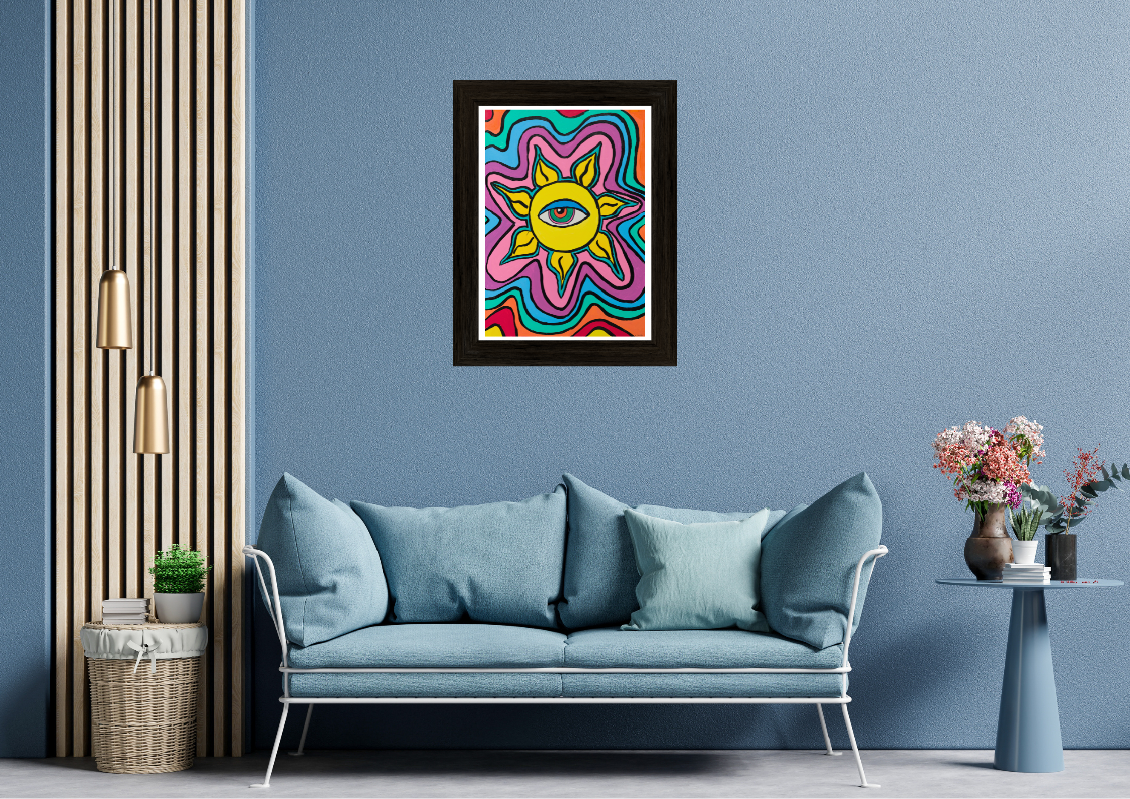 Affiche Poster "Trippy Sun"