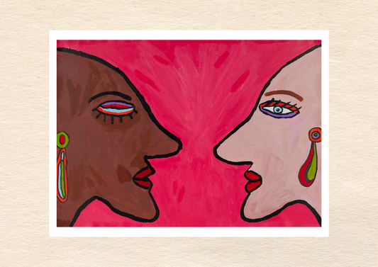 Poster Art Print "Two Women"