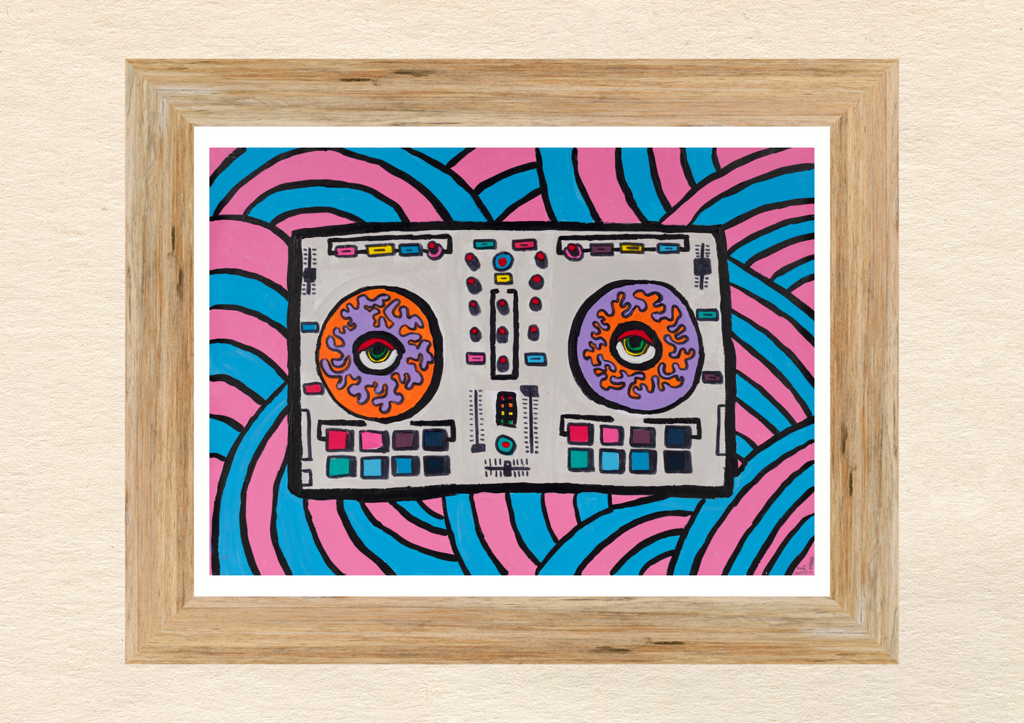 Poster Art Print "DJ Kunty"