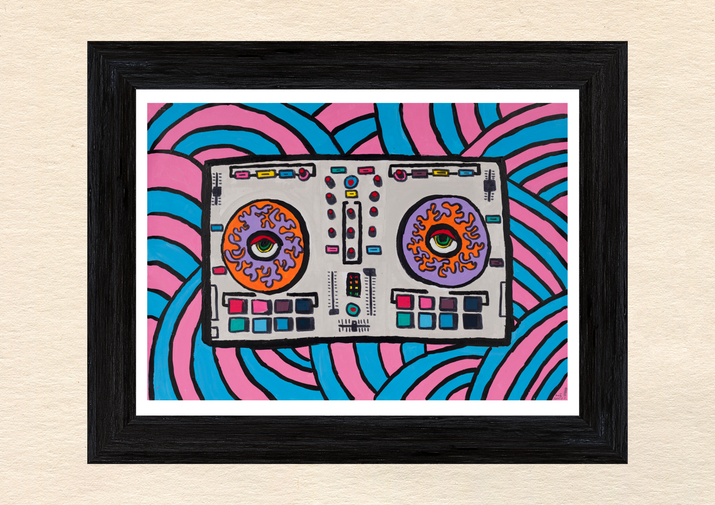 Poster Art Print "DJ Kunty"