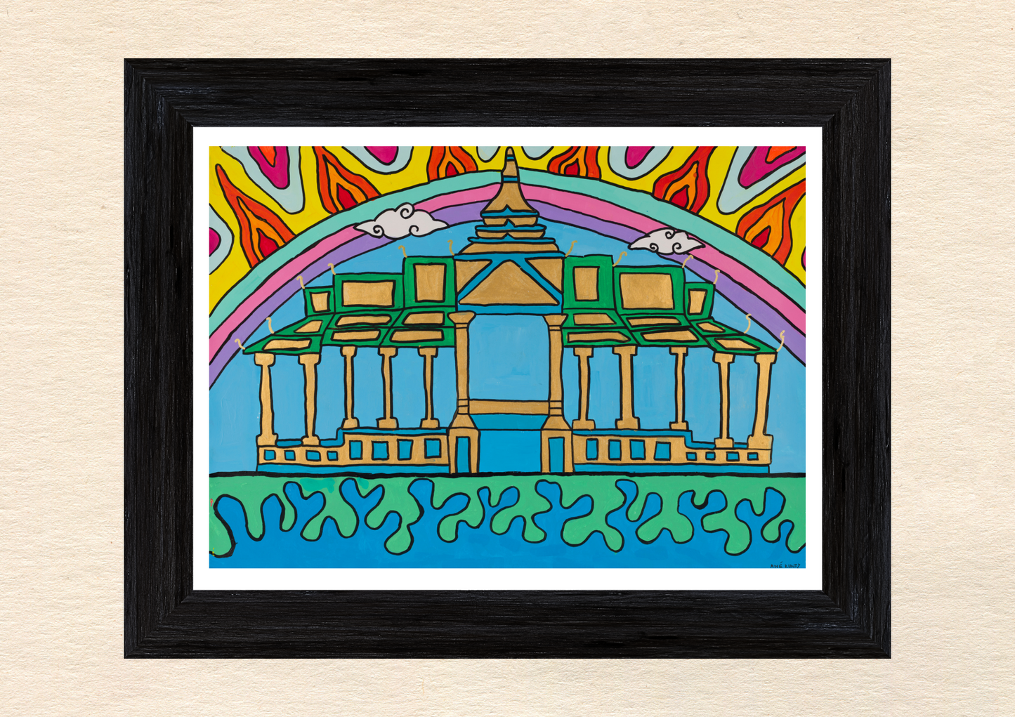 Poster Art Print "Mekong Palace"