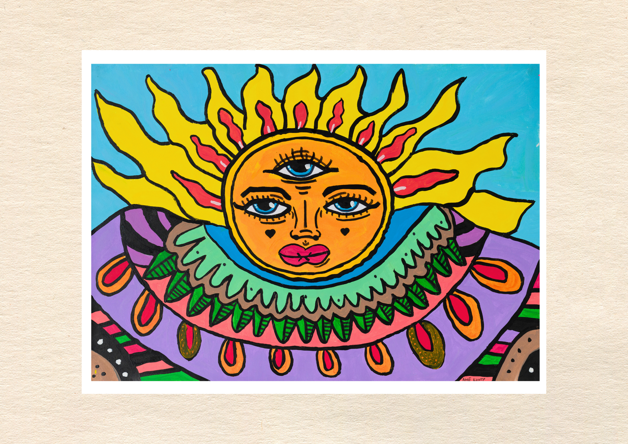 Affiche Poster "Soleil de Goa"