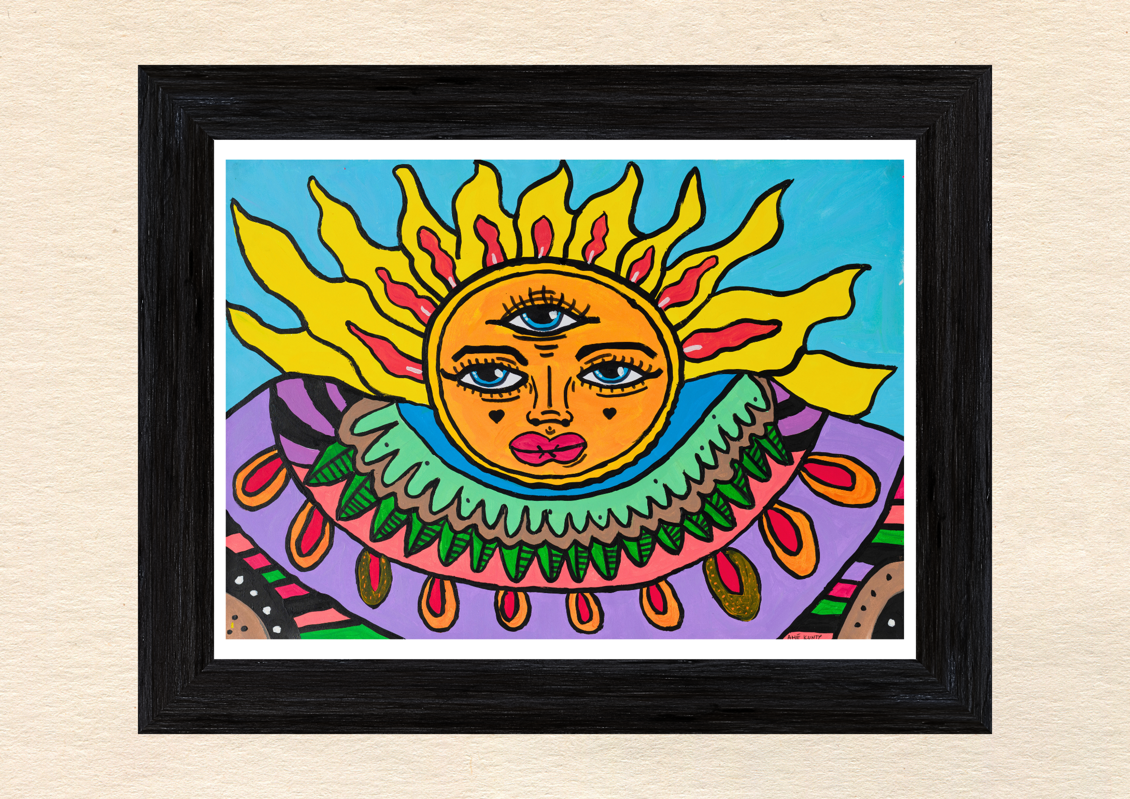 Affiche Poster "Soleil de Goa"
