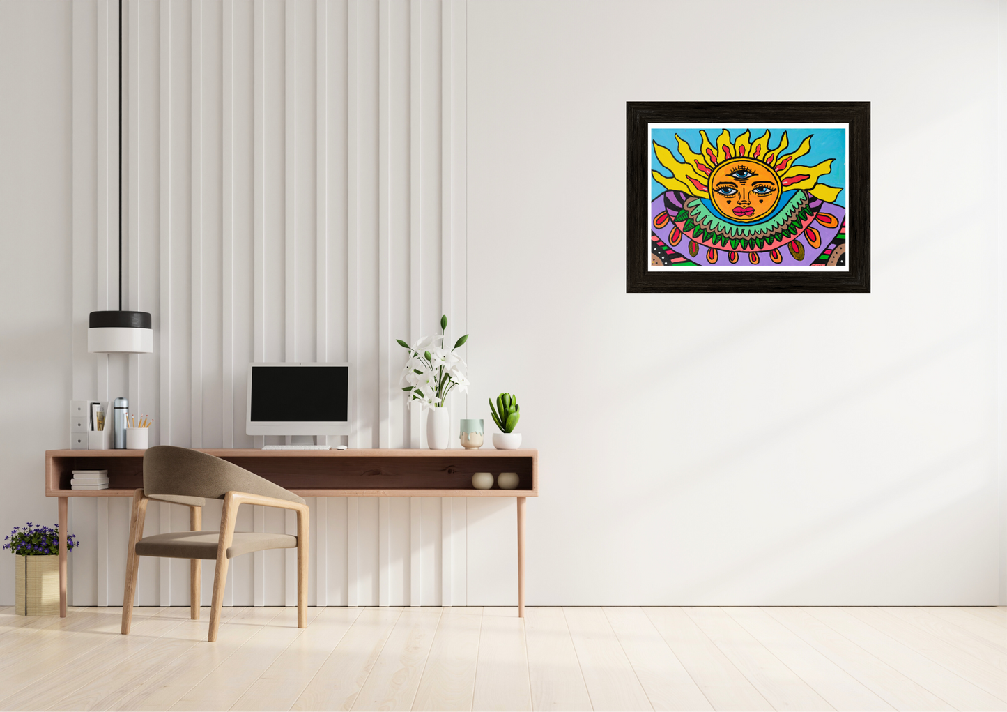 Poster Art Print "Goan Sun"