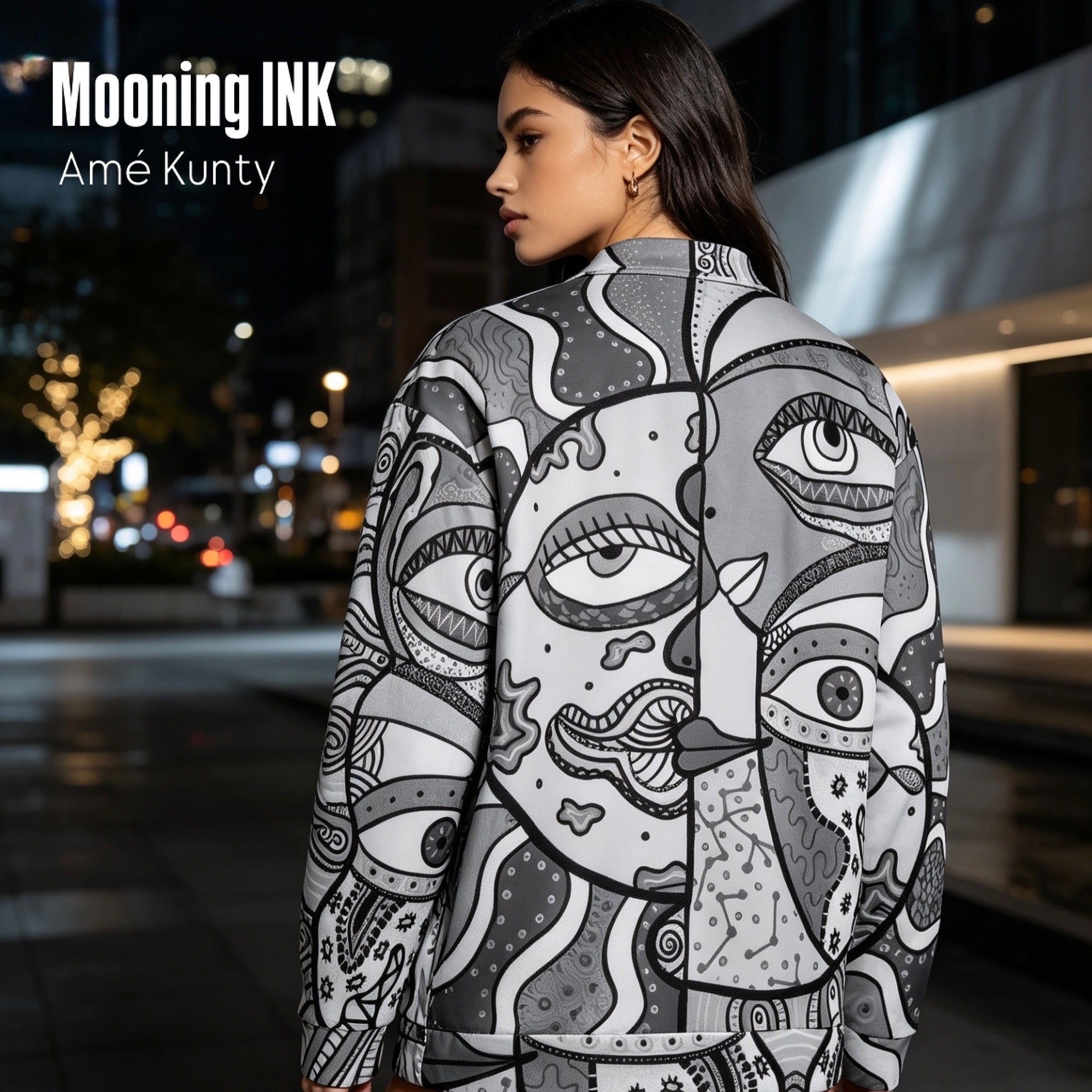 Veste Bomber Mooning Ink