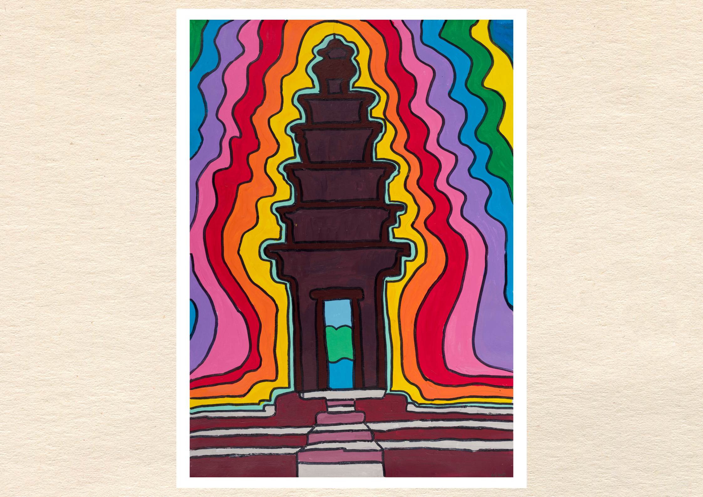 Affiche Poster "Monument Phnom Penh"