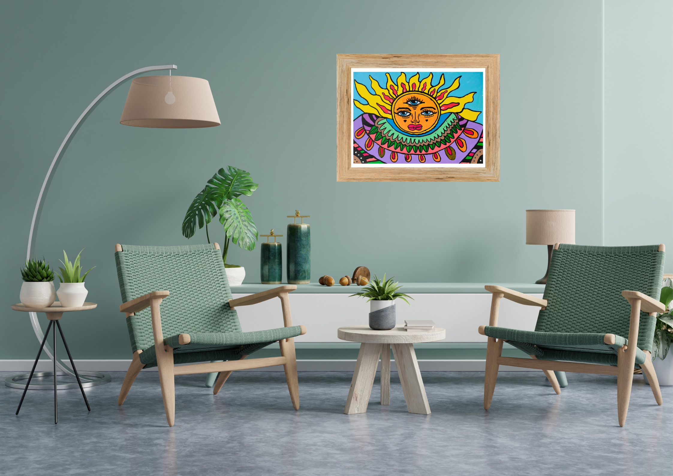 Affiche Poster "Soleil de Goa"