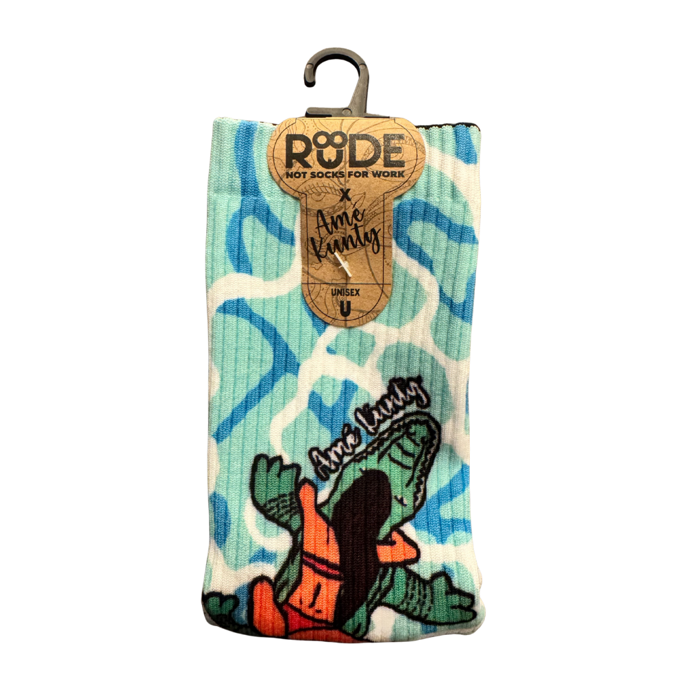 Chaussettes Croco 🇿🇦 🖤 🇫🇷