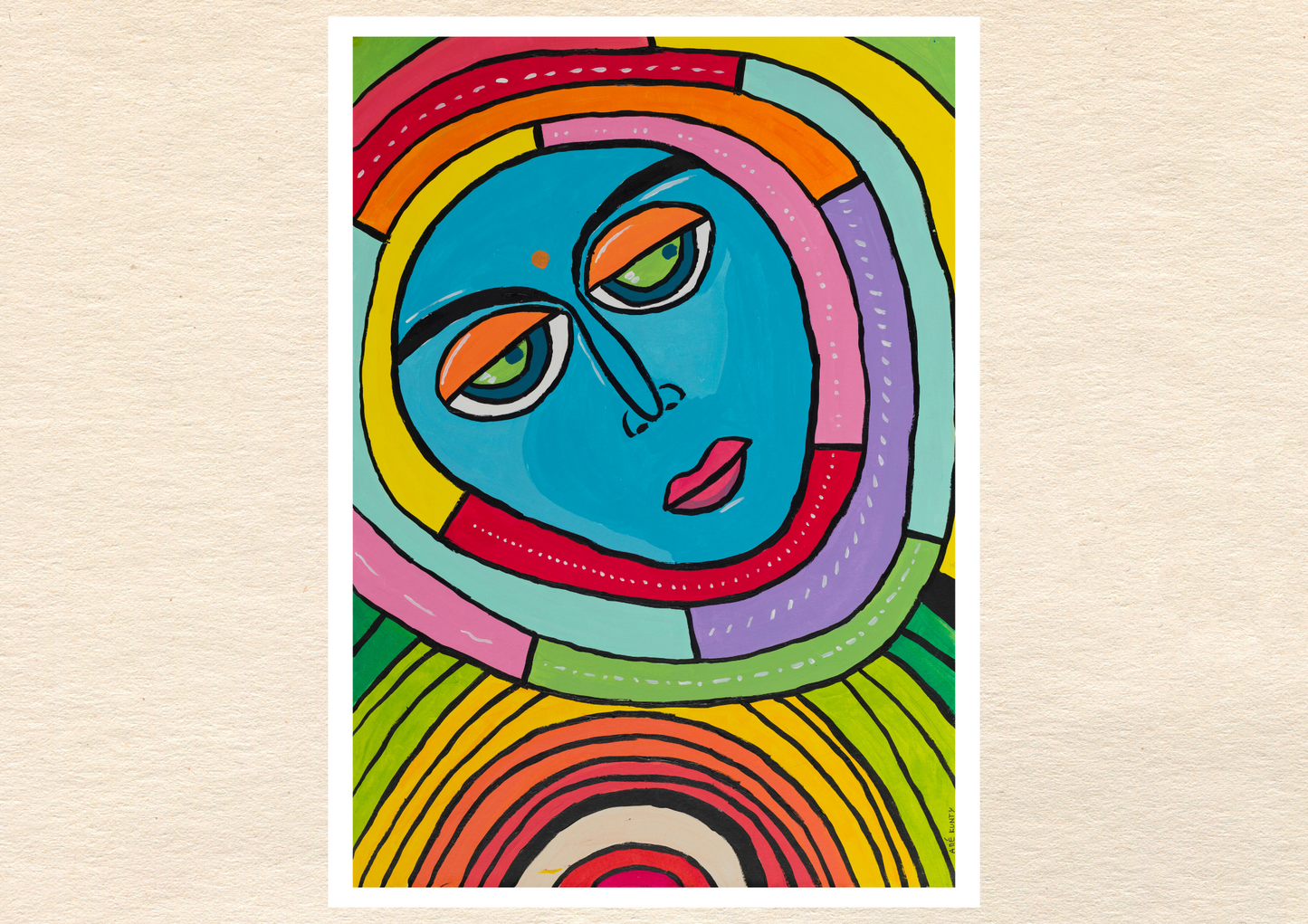 Poster Art Print "Indian Woman"