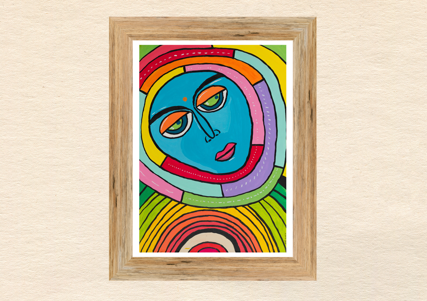 Poster Art Print "Indian Woman"