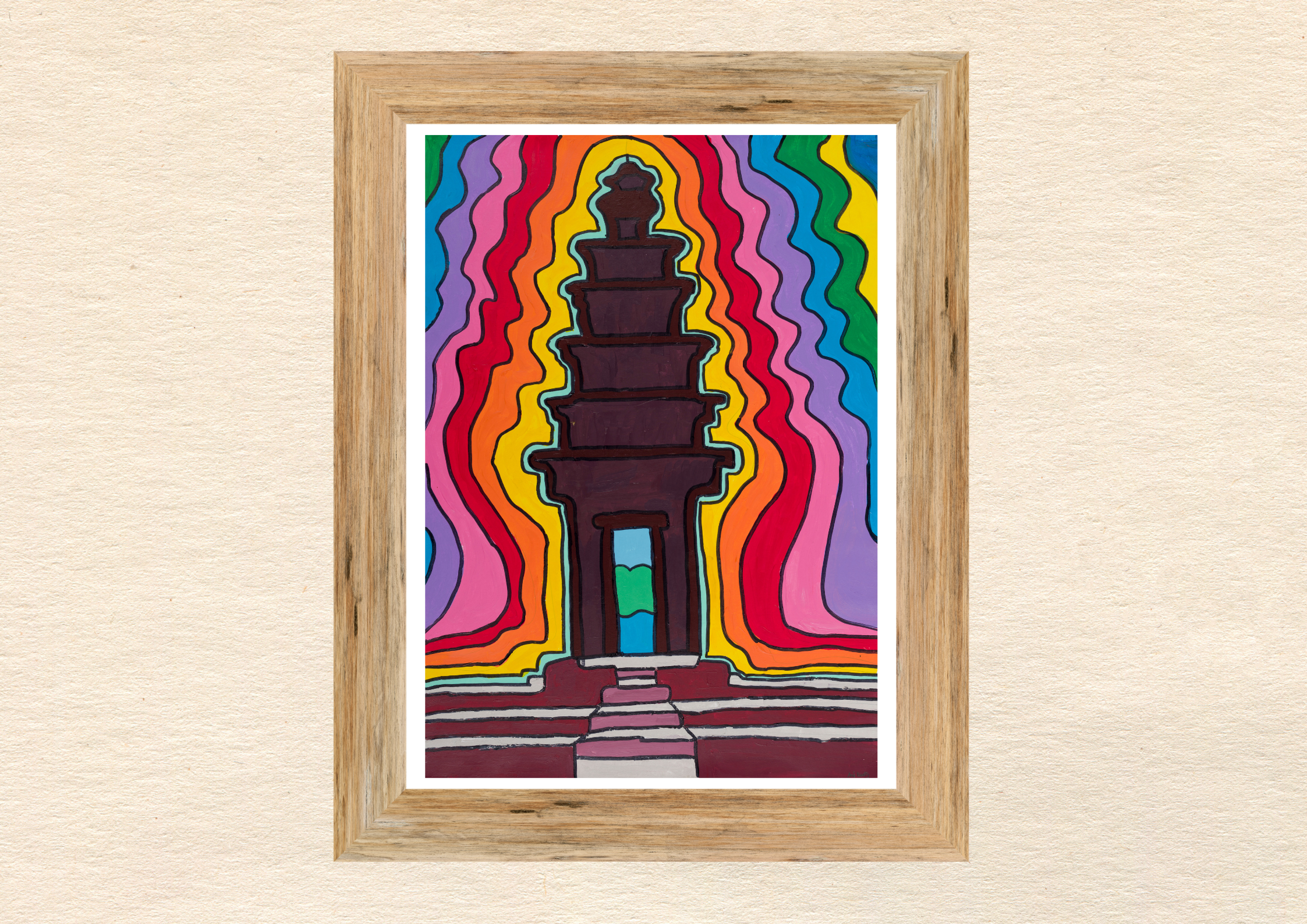 Affiche Poster "Monument Phnom Penh"