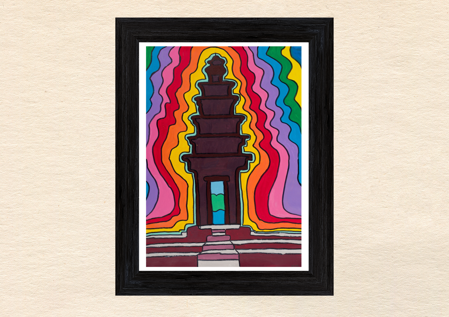 Poster Art Print "Monument Phnom Penh"