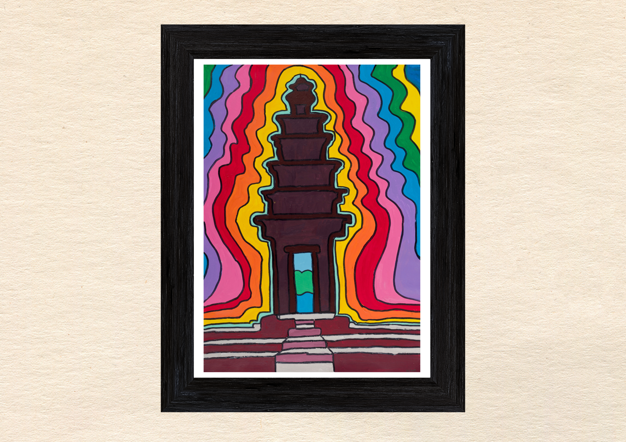 Affiche Poster "Monument Phnom Penh"