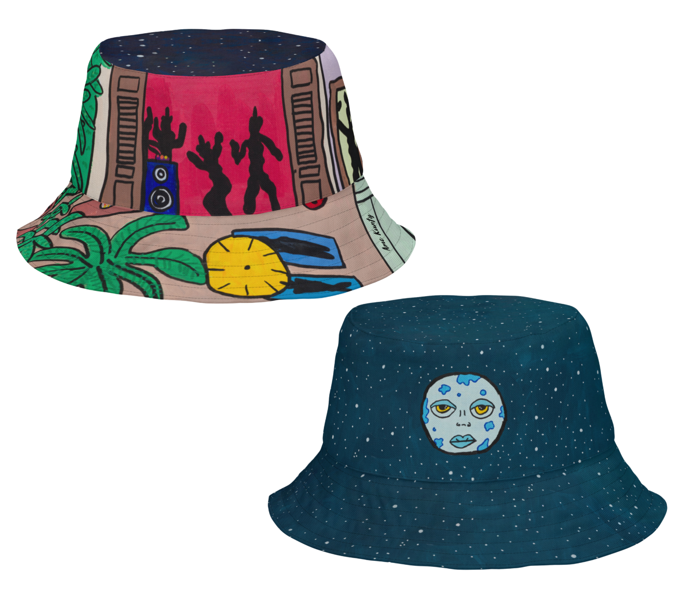 Reversible Bucket Hat 'Universe'