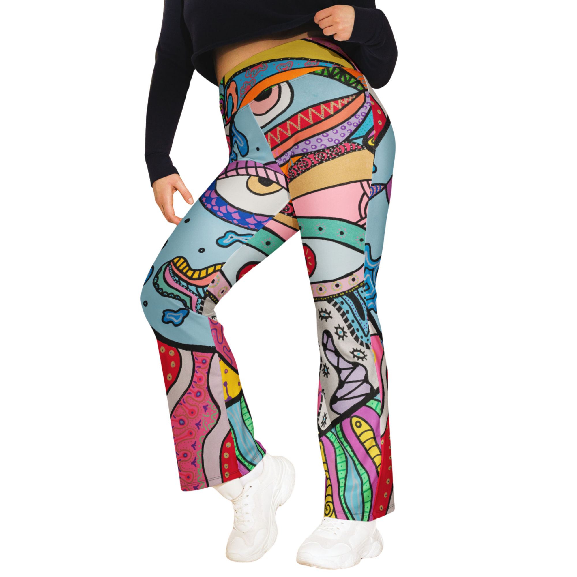 Flare Leggings 'Mooning' ♻️