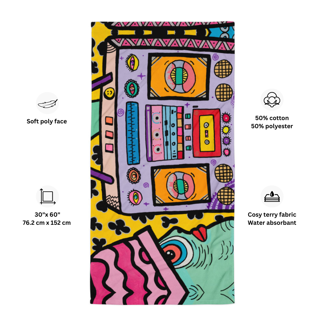 Serviette de plage 'Alien' 