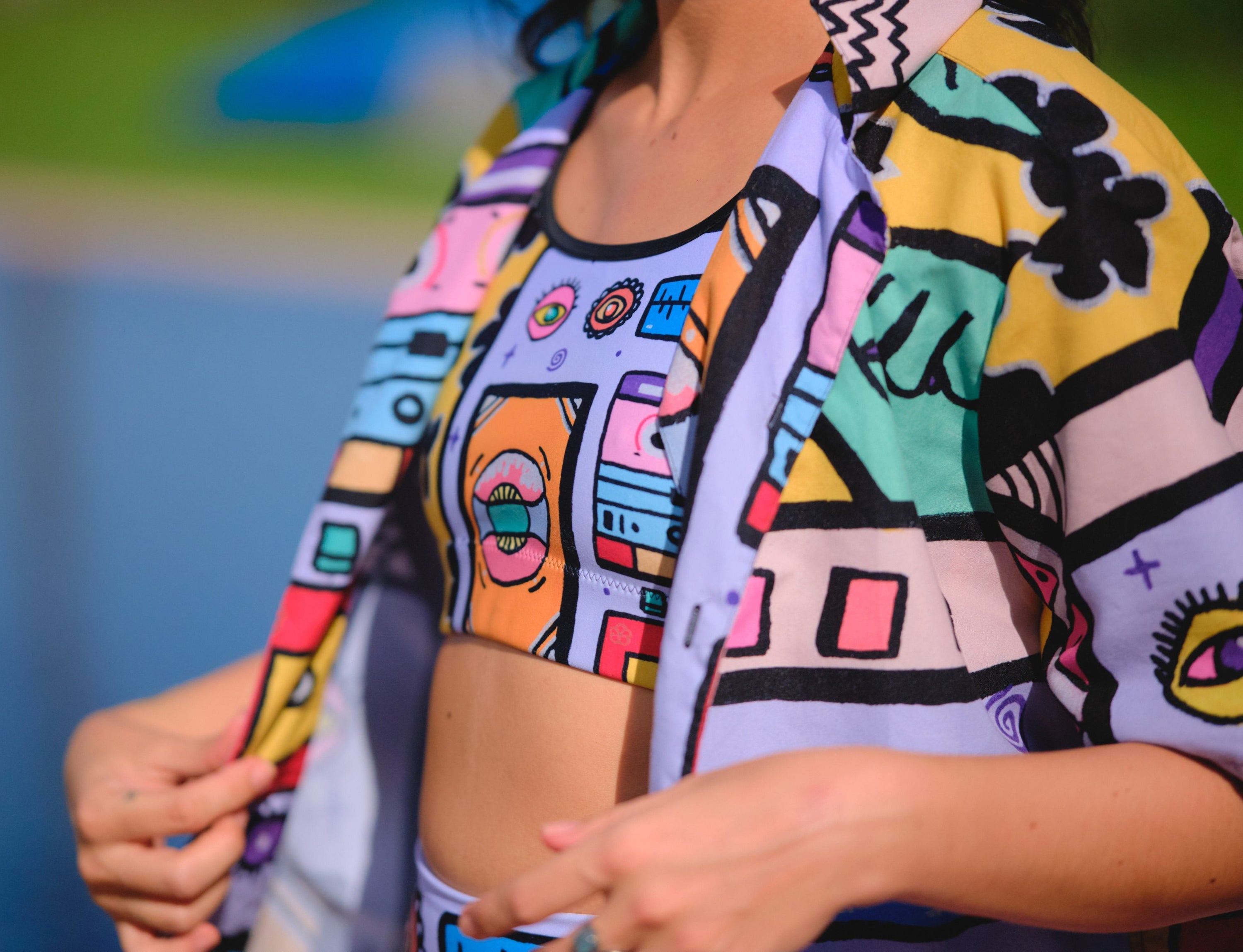 Brassière de sport 'Alien'