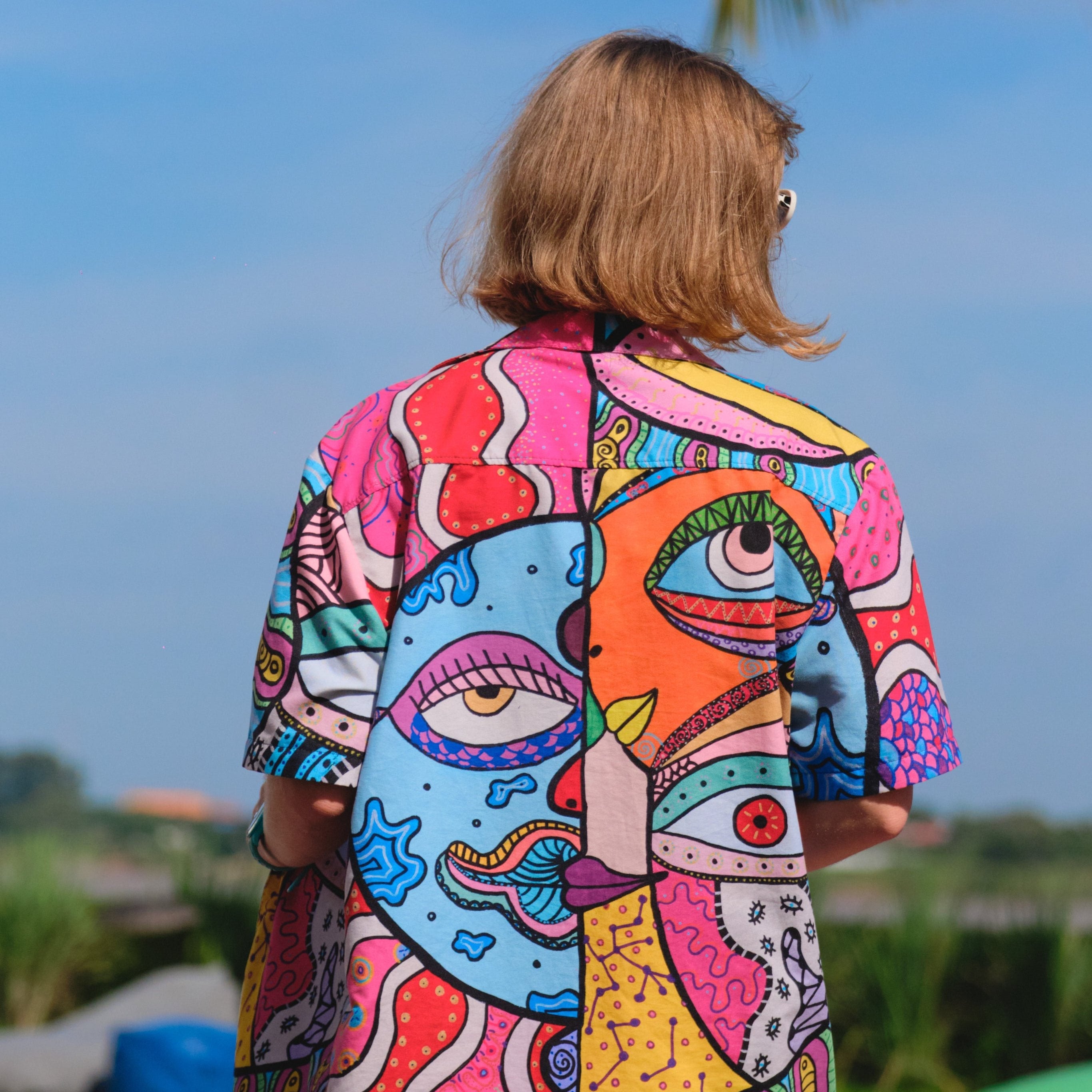 Chemise Oversized Unisexe 'Mooning' ♻️