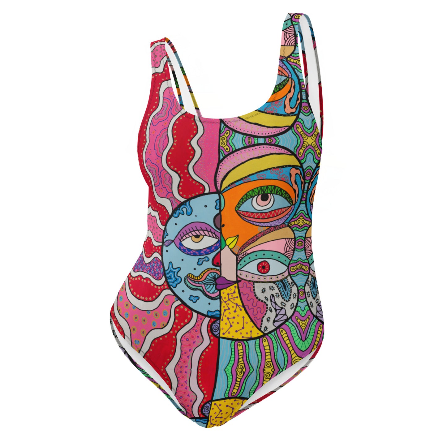 One-piece Swimsuit 'Mooning'