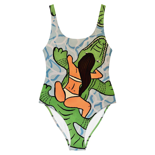 One-piece Swimsuit 'Croco'