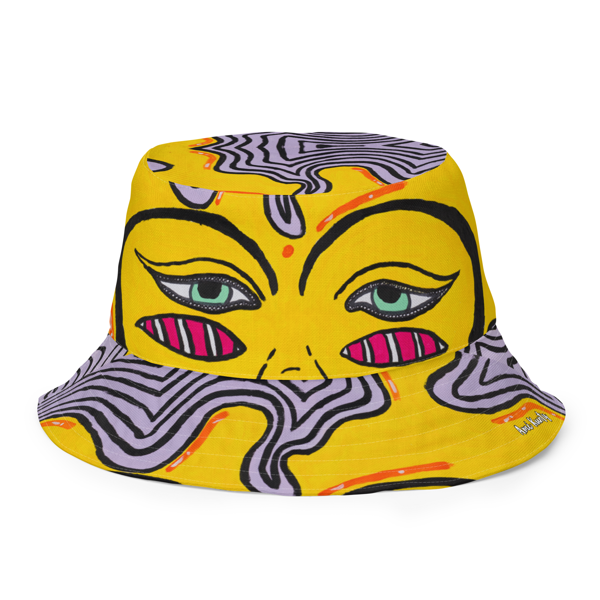 Reversible Bucket Hat 'Alien x Hanuman'