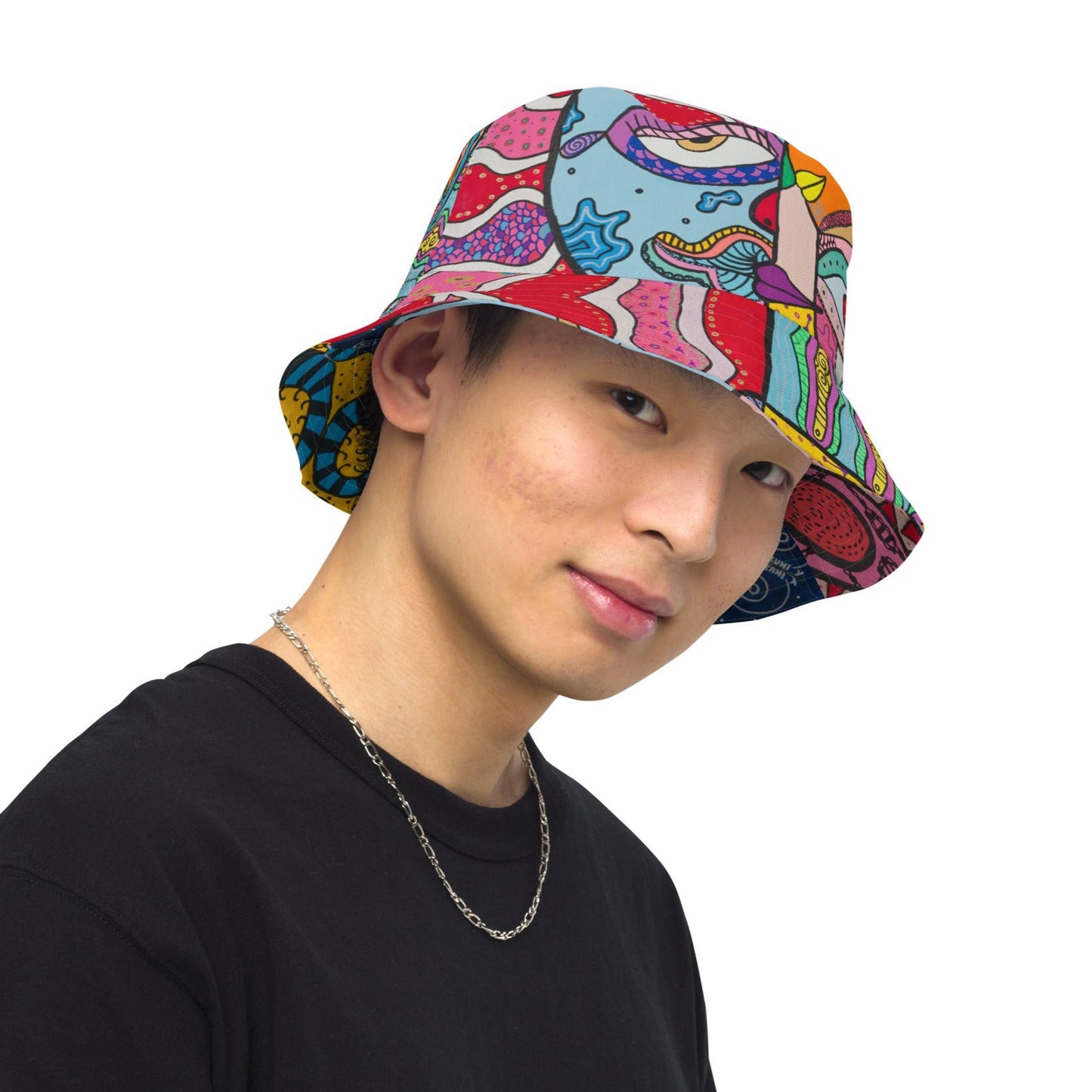 Reversible Bucket Hat 'Mooning'