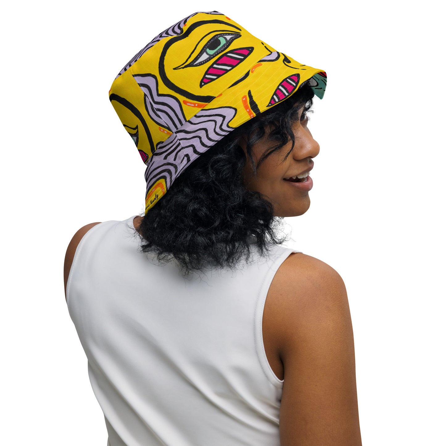 Reversible Bucket Hat 'Alien x Hanuman'